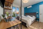 Номер «Делюкс», гидромассажная ванна, вид на город в Seven Seas Residence