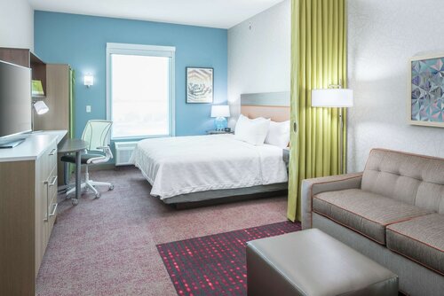 Studio, 1 King Bed, Accessible, Bathtub (Mobility & Hearing) в Home2 Suites by Hilton Orlando Airport