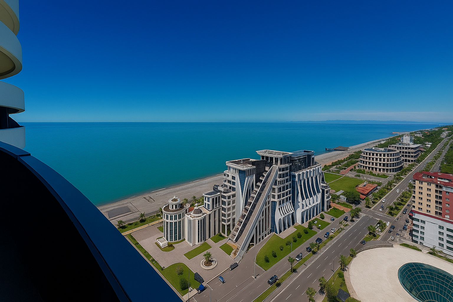 Трехместный номер с видом на море