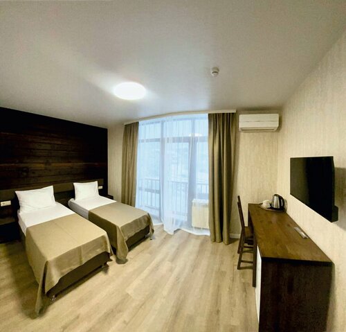 Стандарт с раздельными кроватями и балконом