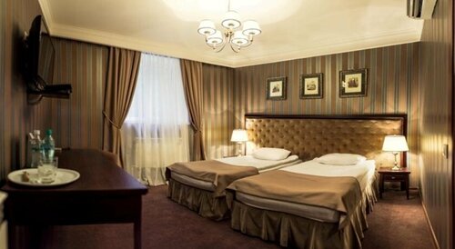 Стандартный двухместный номер с 1 кроватью или 2 отдельными кроватями, вид на сад в Веретено