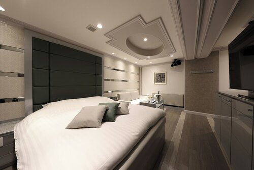 Двухместный номер с 1 двуспальной кроватью, для некурящих, отдельная ванная комната в Hotel Waltz Chiryu - Adults Only