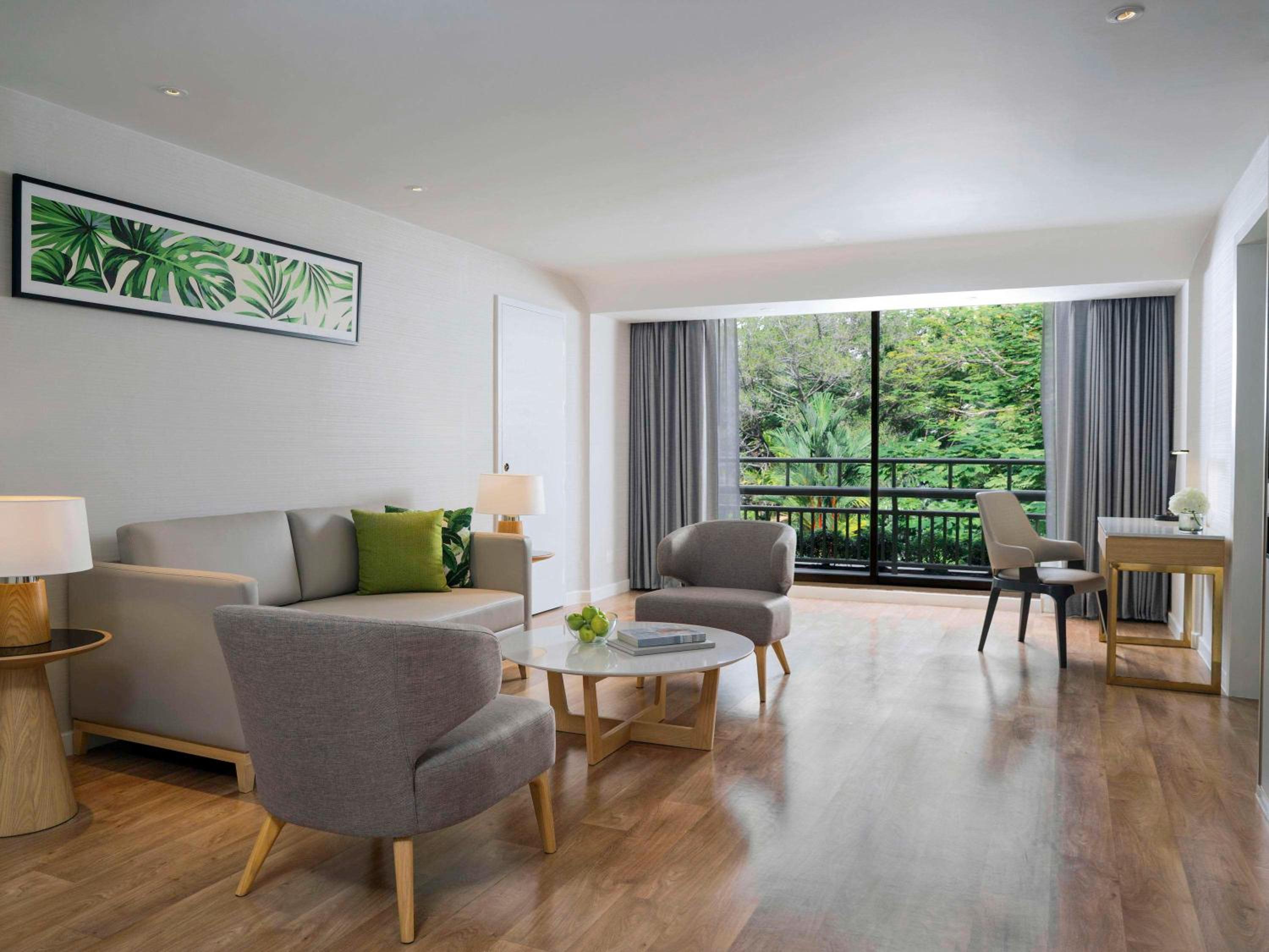 One-Bedroom Family Suite with One King Bed and Sofa Bed or Bunk Beds