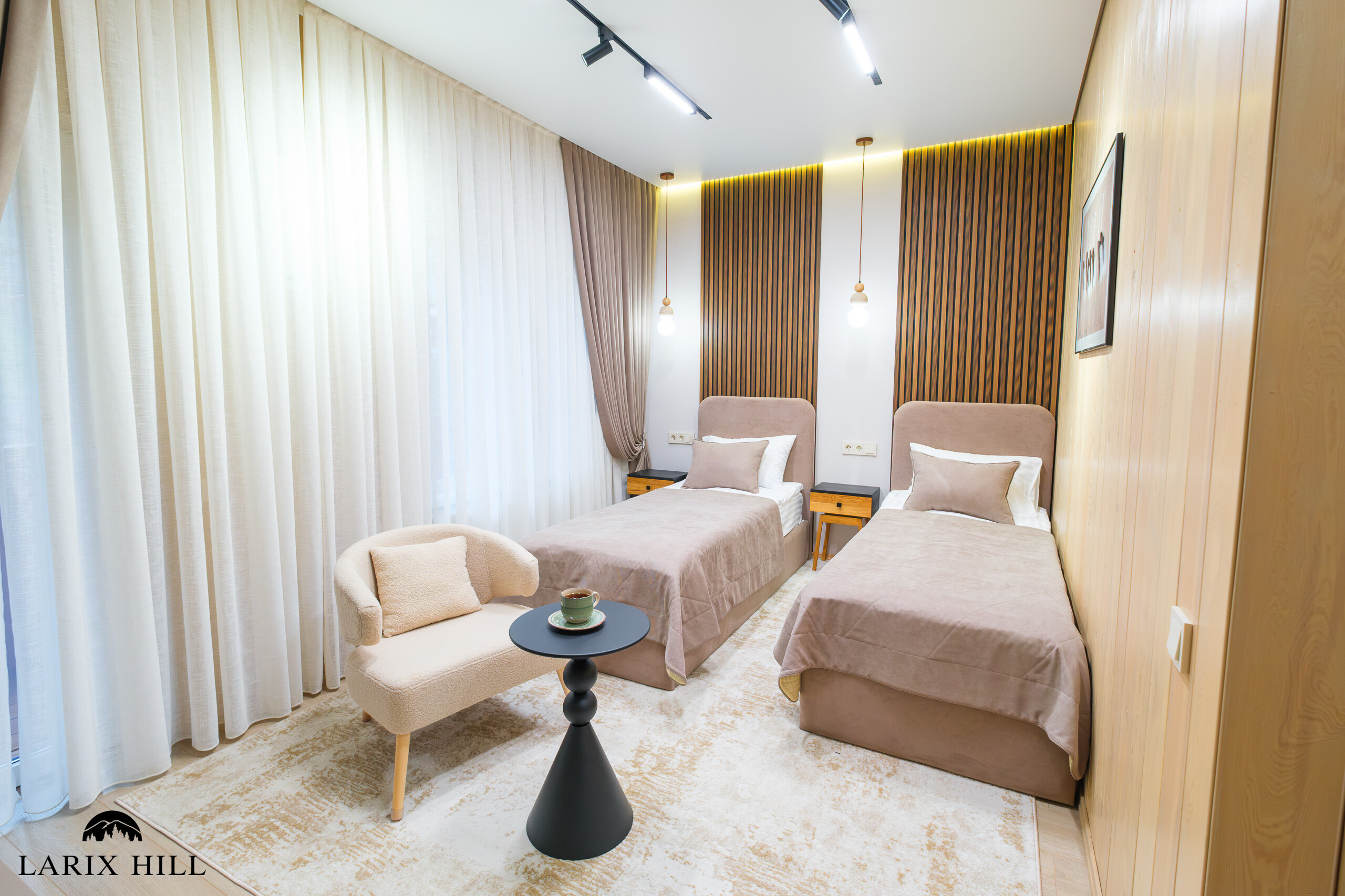 Двухместный номер с 1 кроватью, либо 2 отдельными кроватями, 1 этаж П