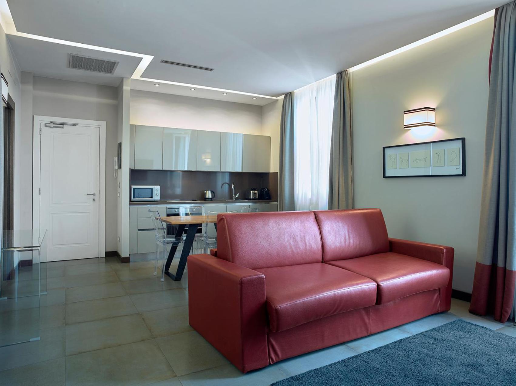 Superior One-Bedroom Apartment with Balcony and View