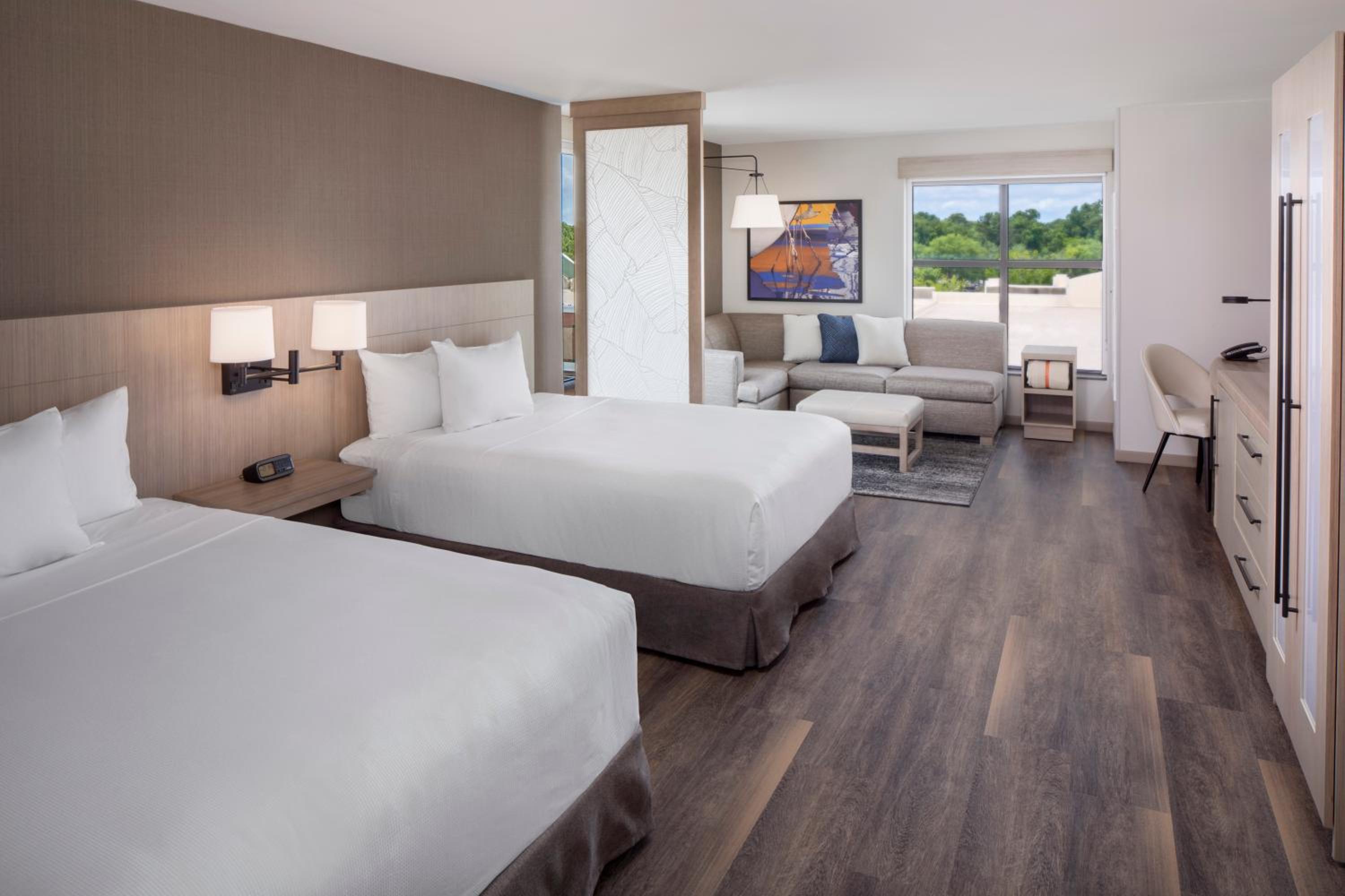 Queen Room with Two Queen Beds and Sofa Bed