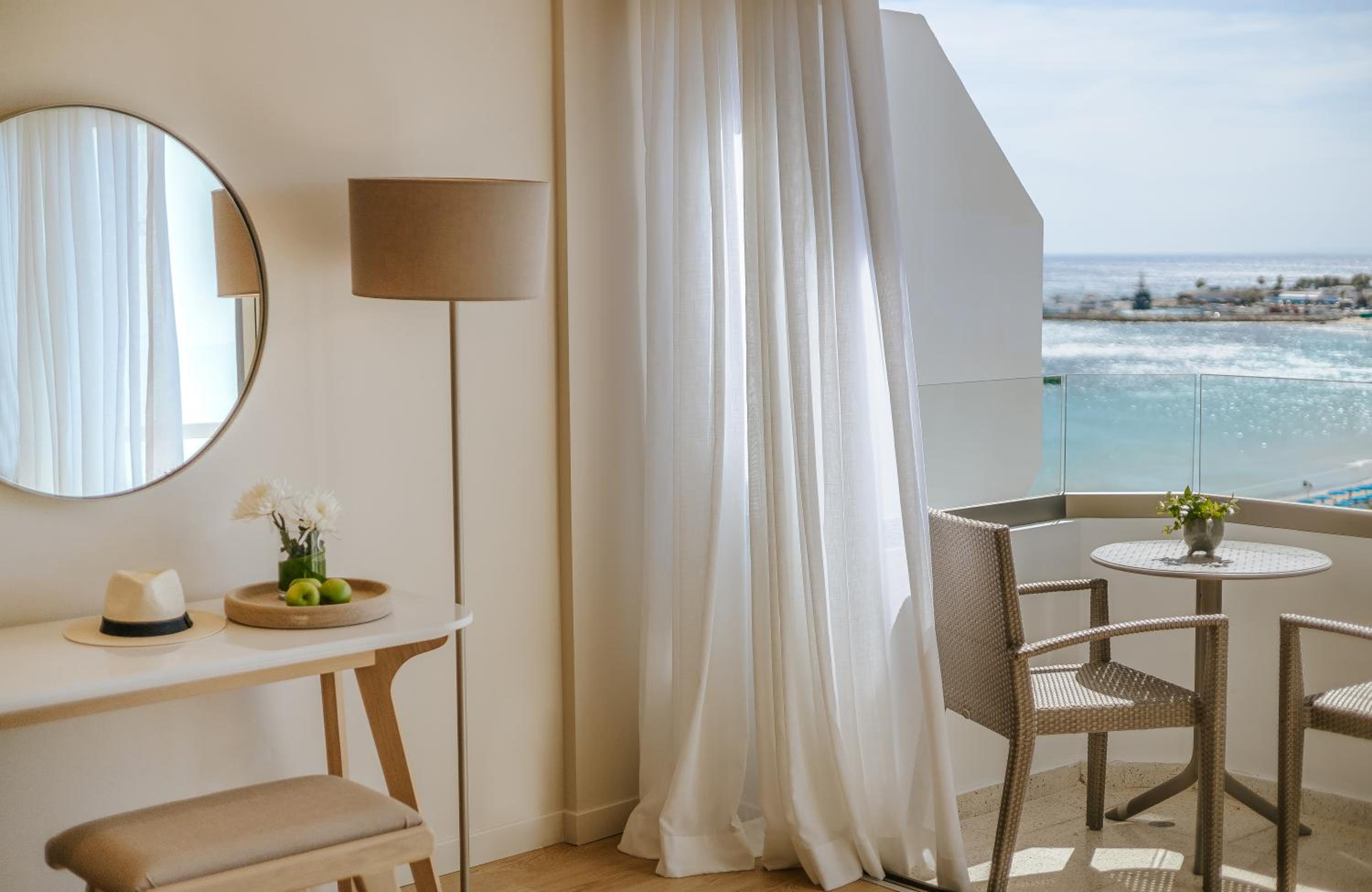 Double or Twin Room with Side Sea View