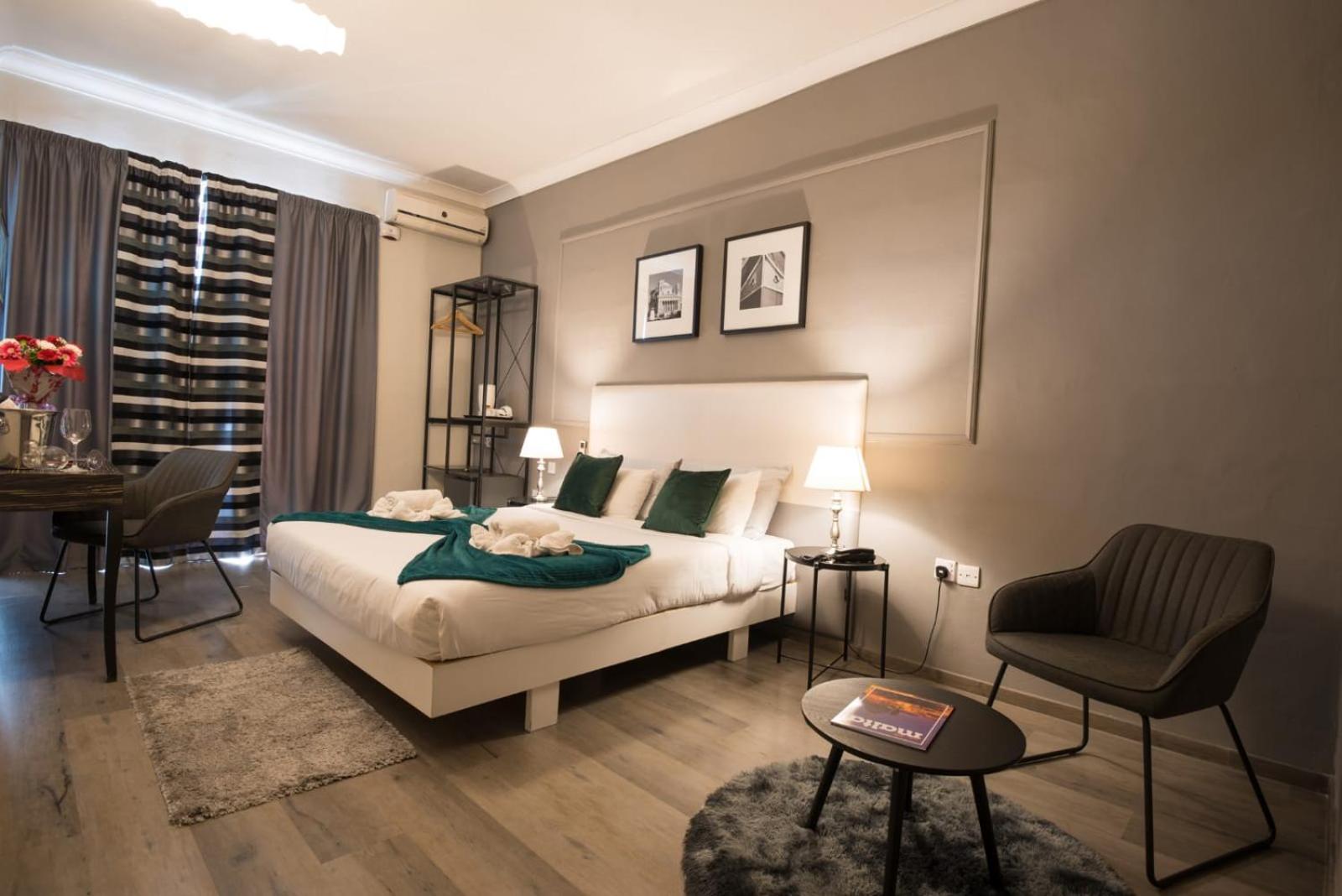 Double or Twin Room with Balcony and Sea View