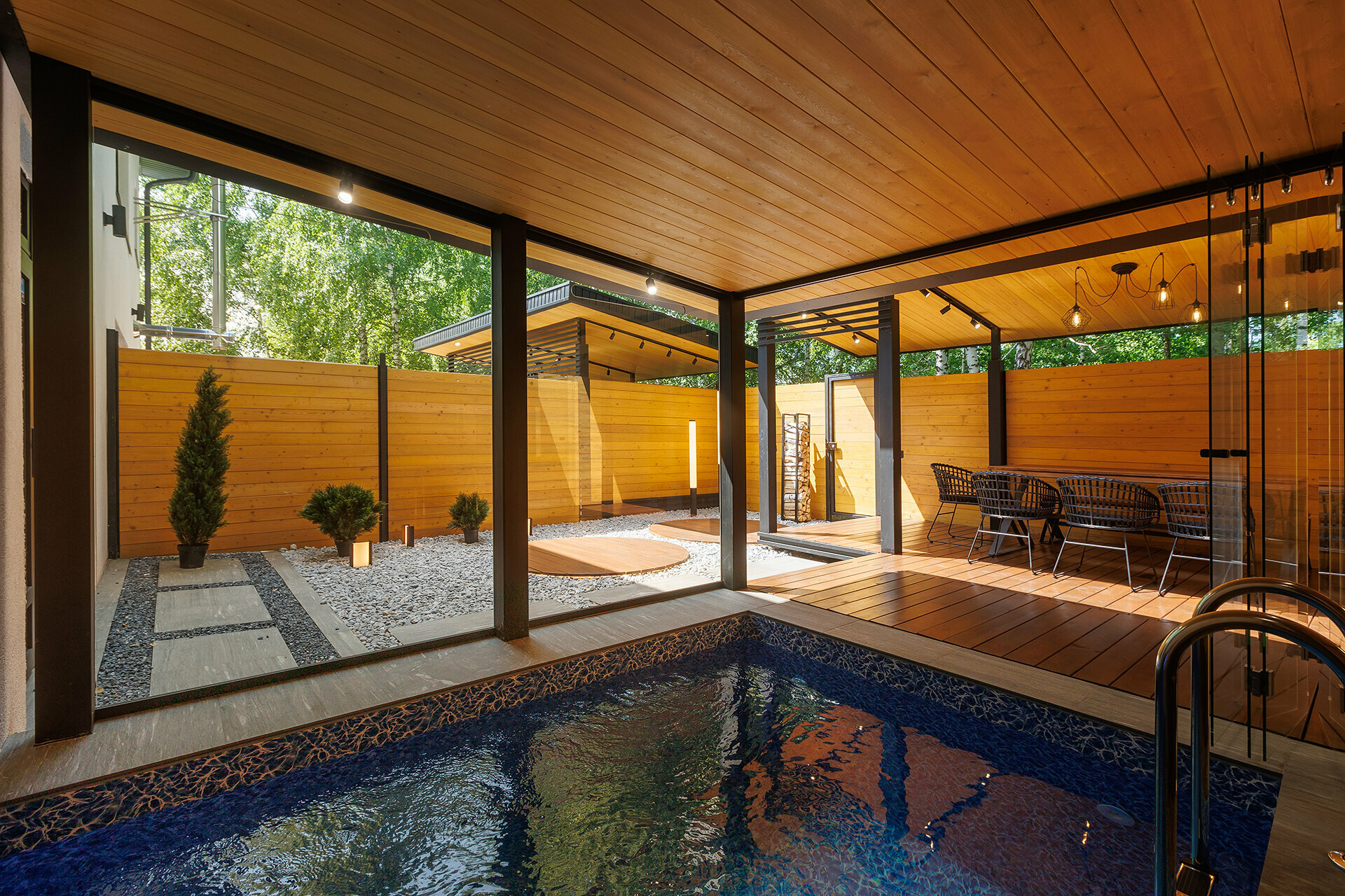 #2 TAGO SPA Grand Luxx Двухэтажный двухкомнатный номер СПА с выплывным бассейном, русской парной, хамамом и террасой