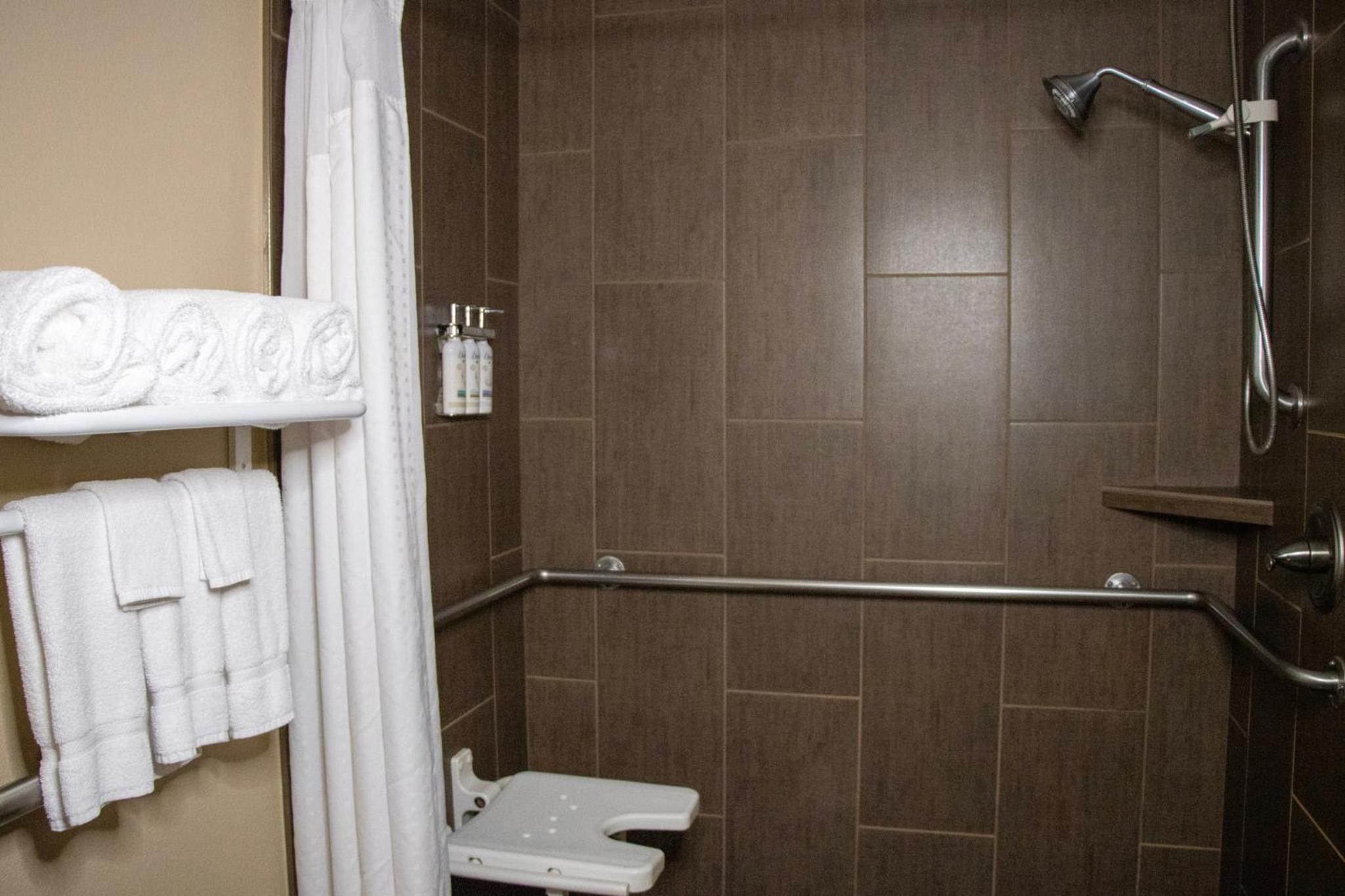 Standard King Room with Mobility Accessible Roll-In Shower