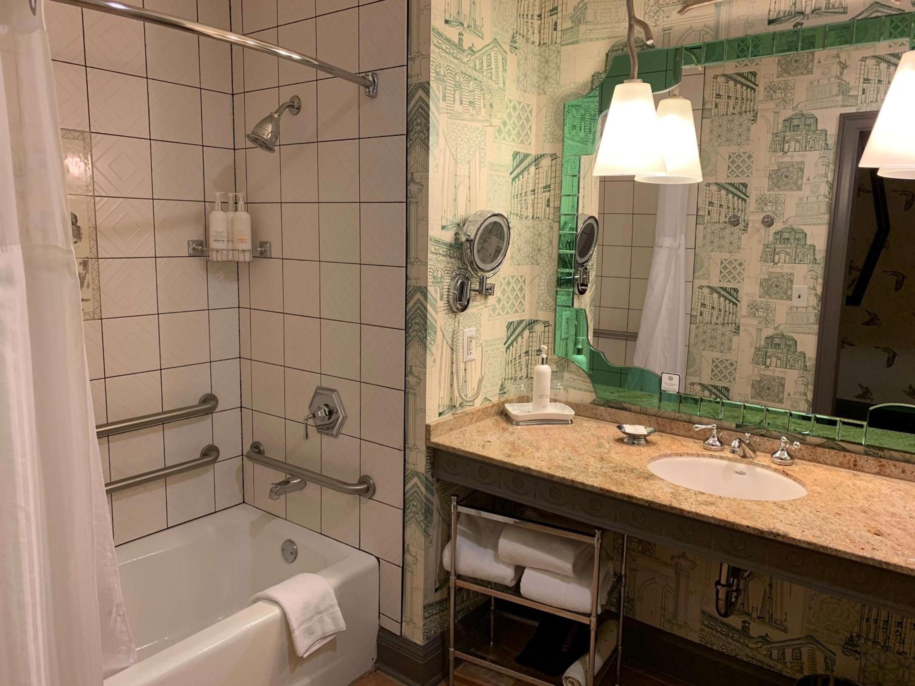 Mobility Accessible Double Double Suite Shower/Bathtub Combo