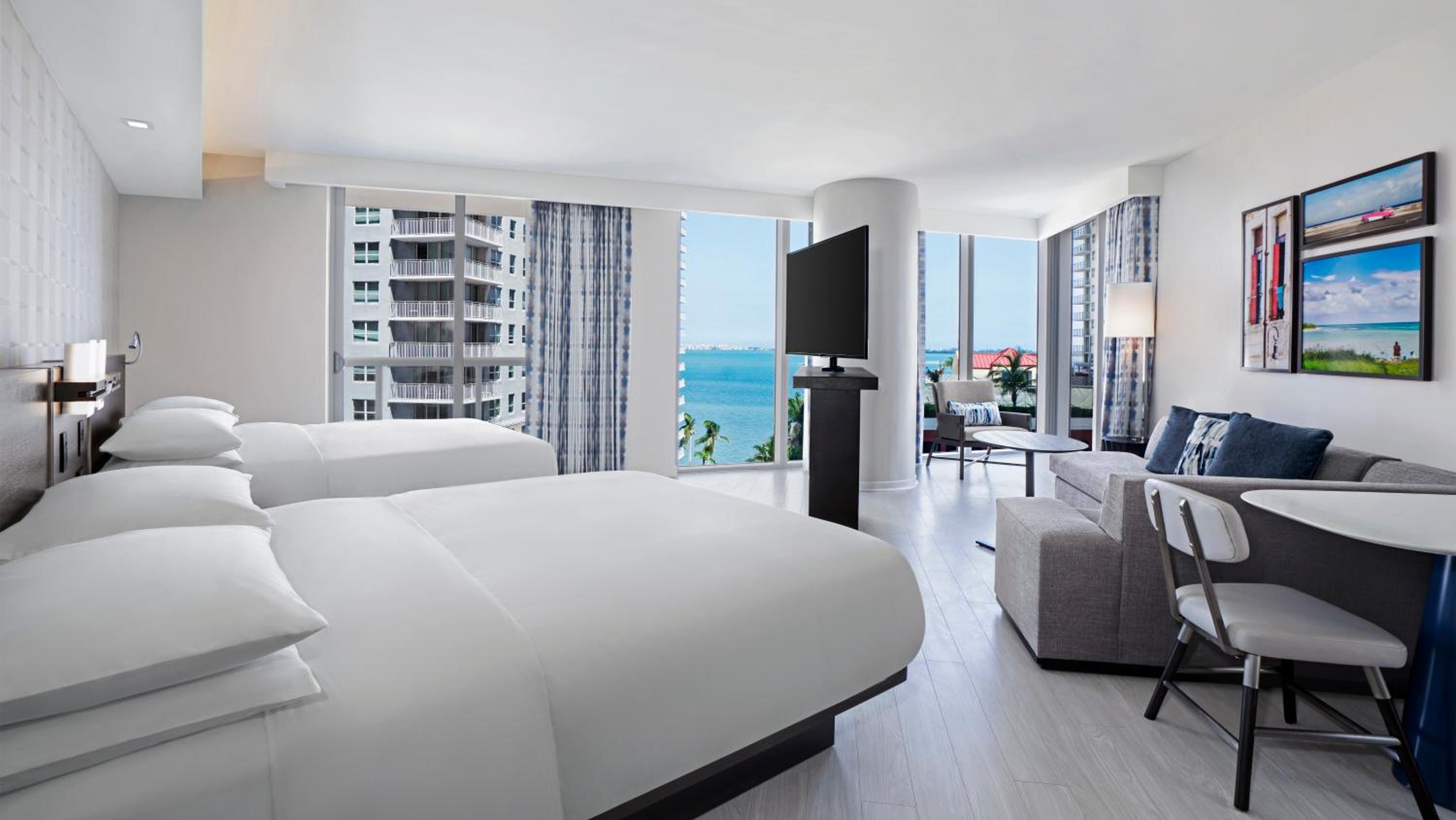 Junior Suite with Two Queen Beds and Balcony