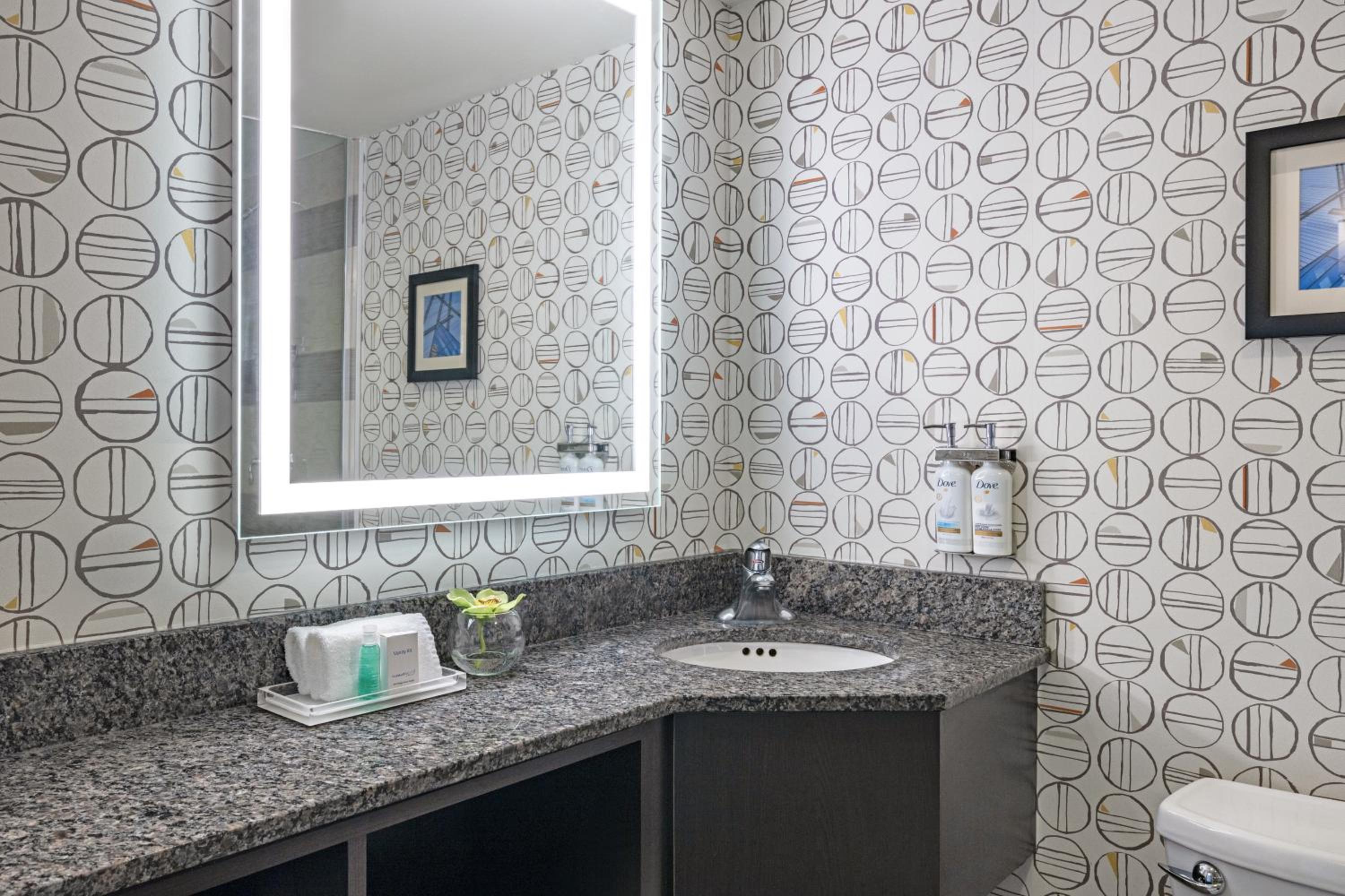 Standard Queen Room with Mobility Accessible Roll-In Shower