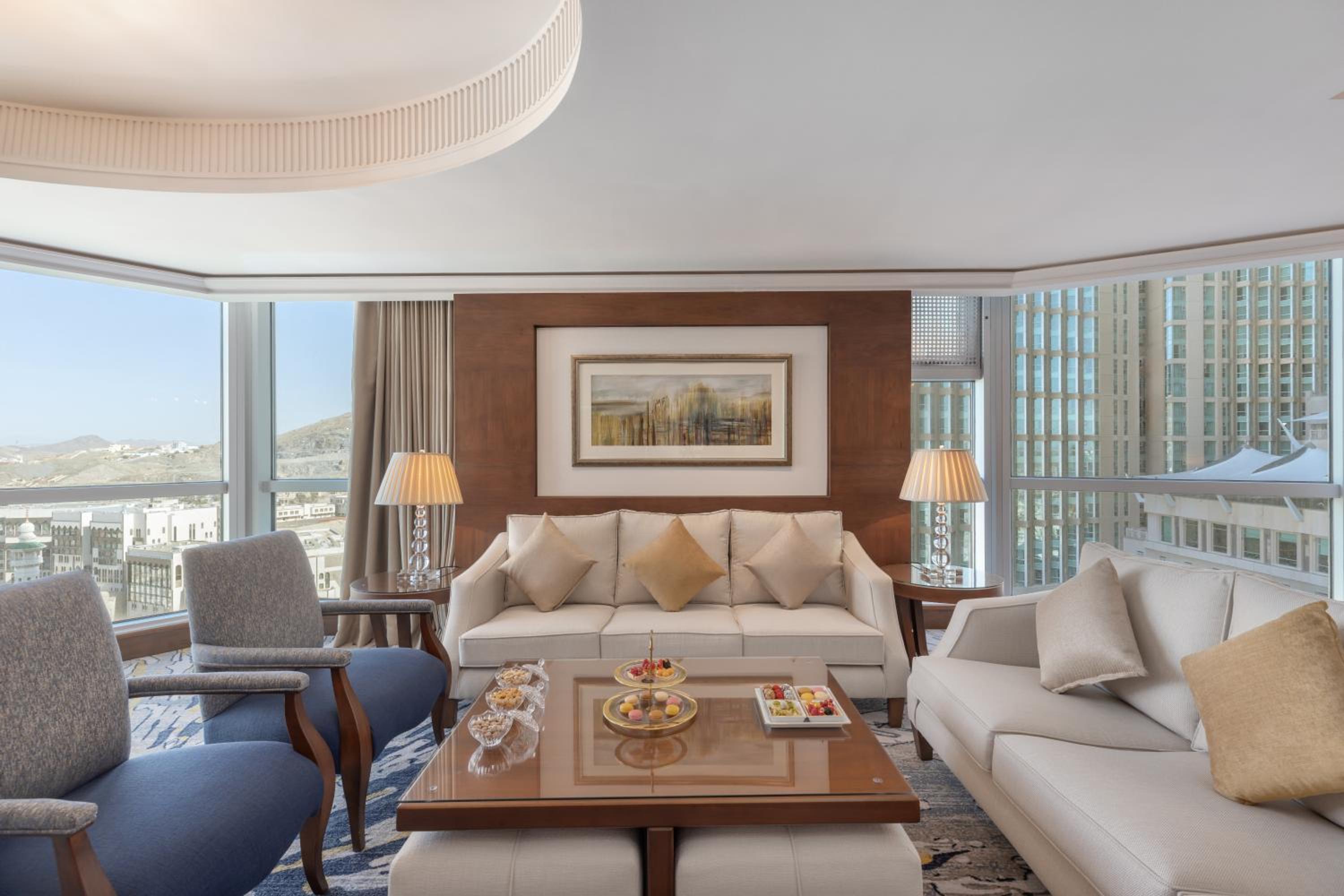 Royal Two-Bedroom Suite with Partial Kaaba View