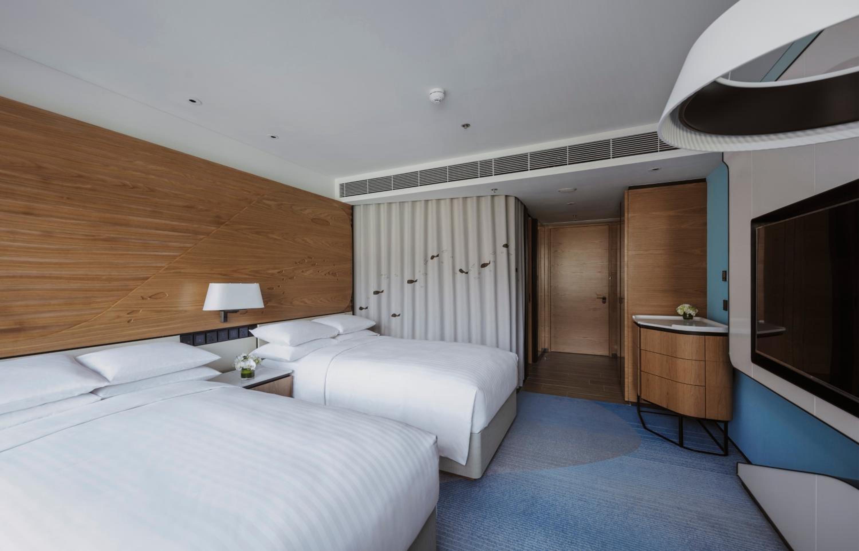 Premier Room with 2 Double Beds and Pool View