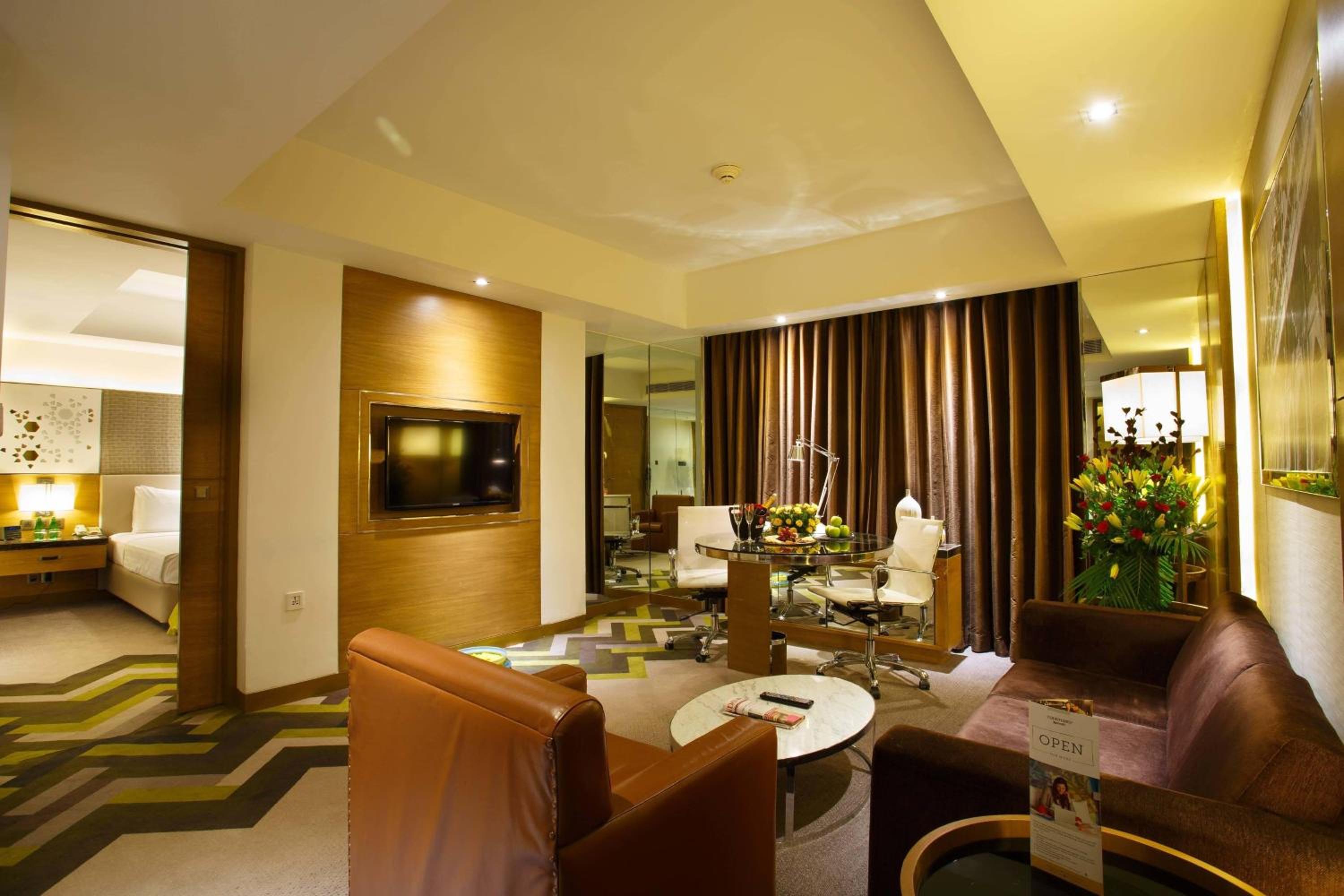 One-Bedroom Executive King Suite with INR 500 F&B credit, 1+1 Happy Hours (selected brands) and 15% discount on Spa
