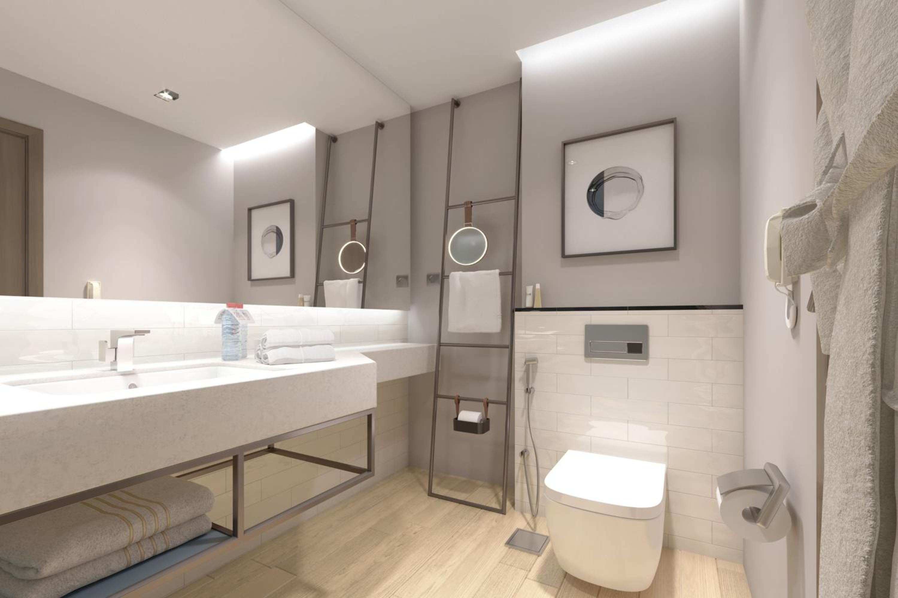Traditional Twin Room with Atrium View