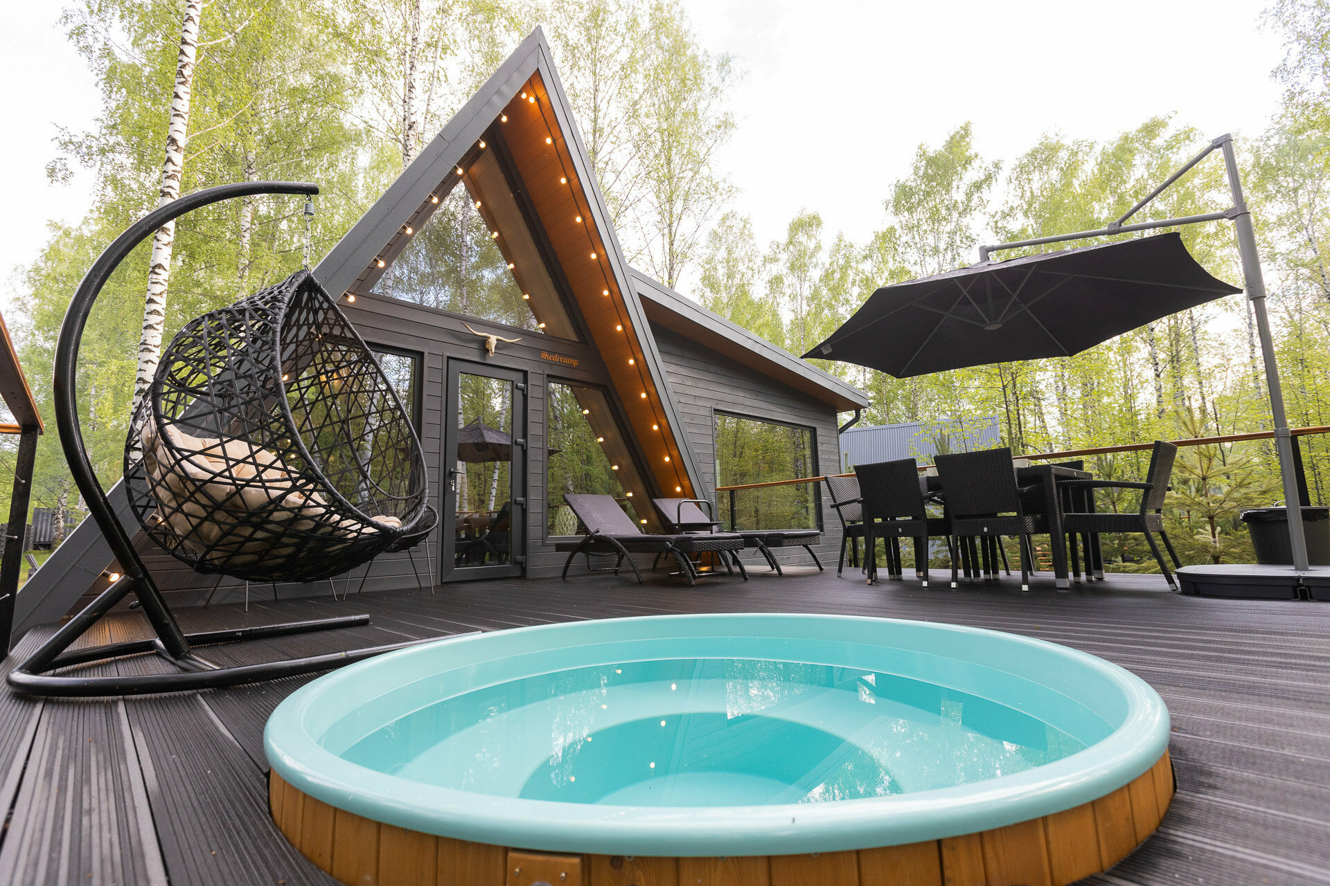 Большой Дом A-frame White