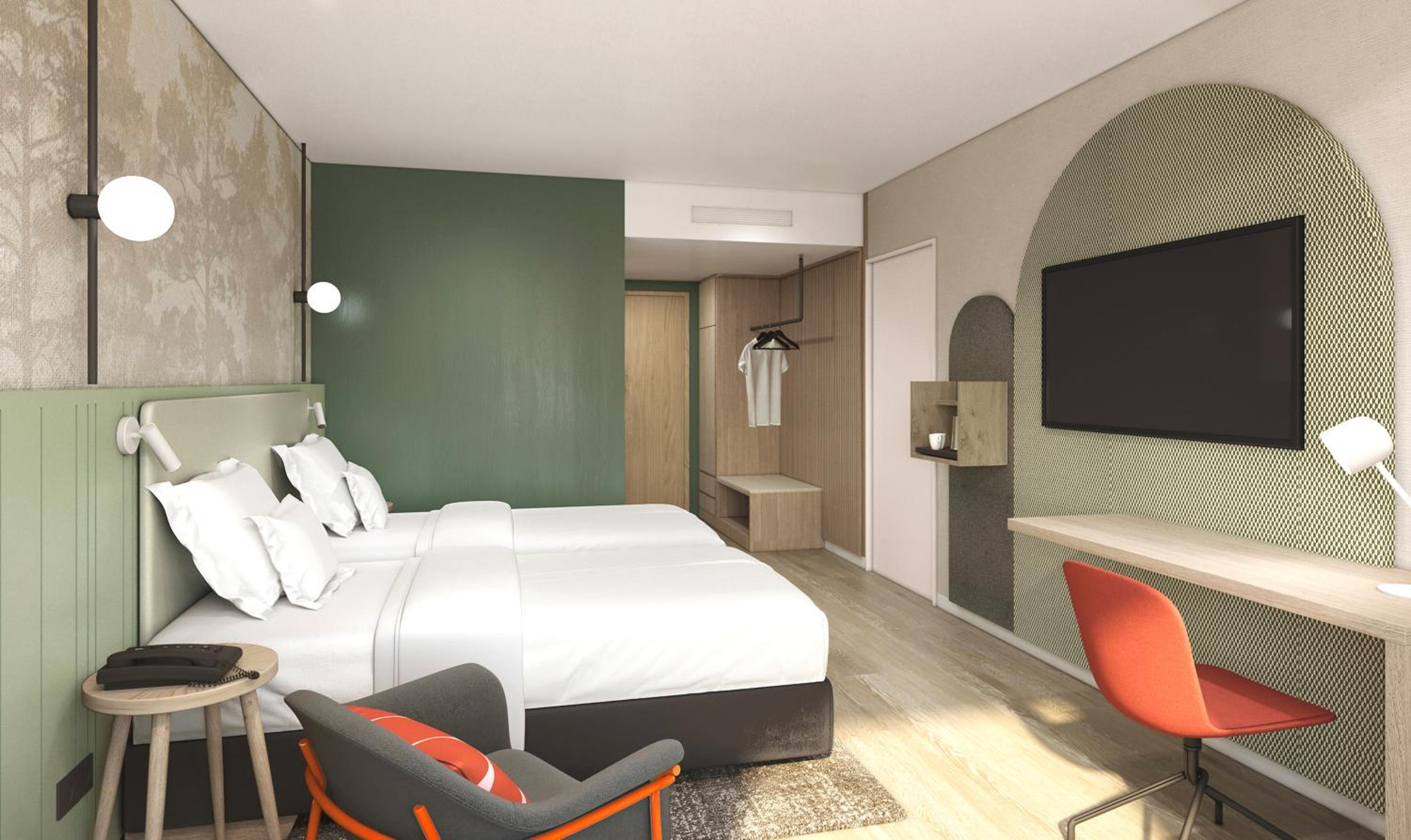 Newly renovated Privilege double room with 1 Double Bed