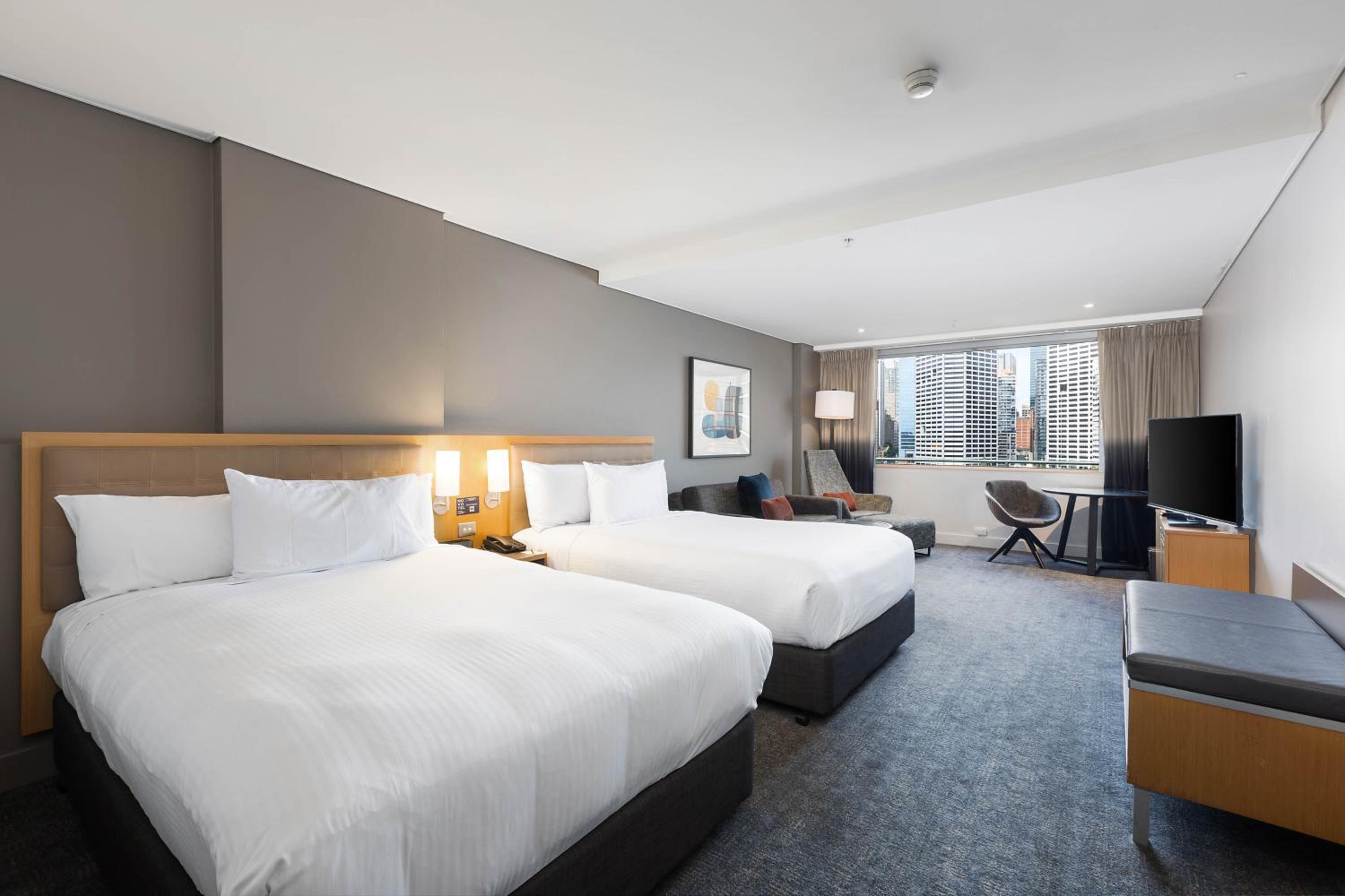 Executive Double Room With Two Double Beds And Harbor View