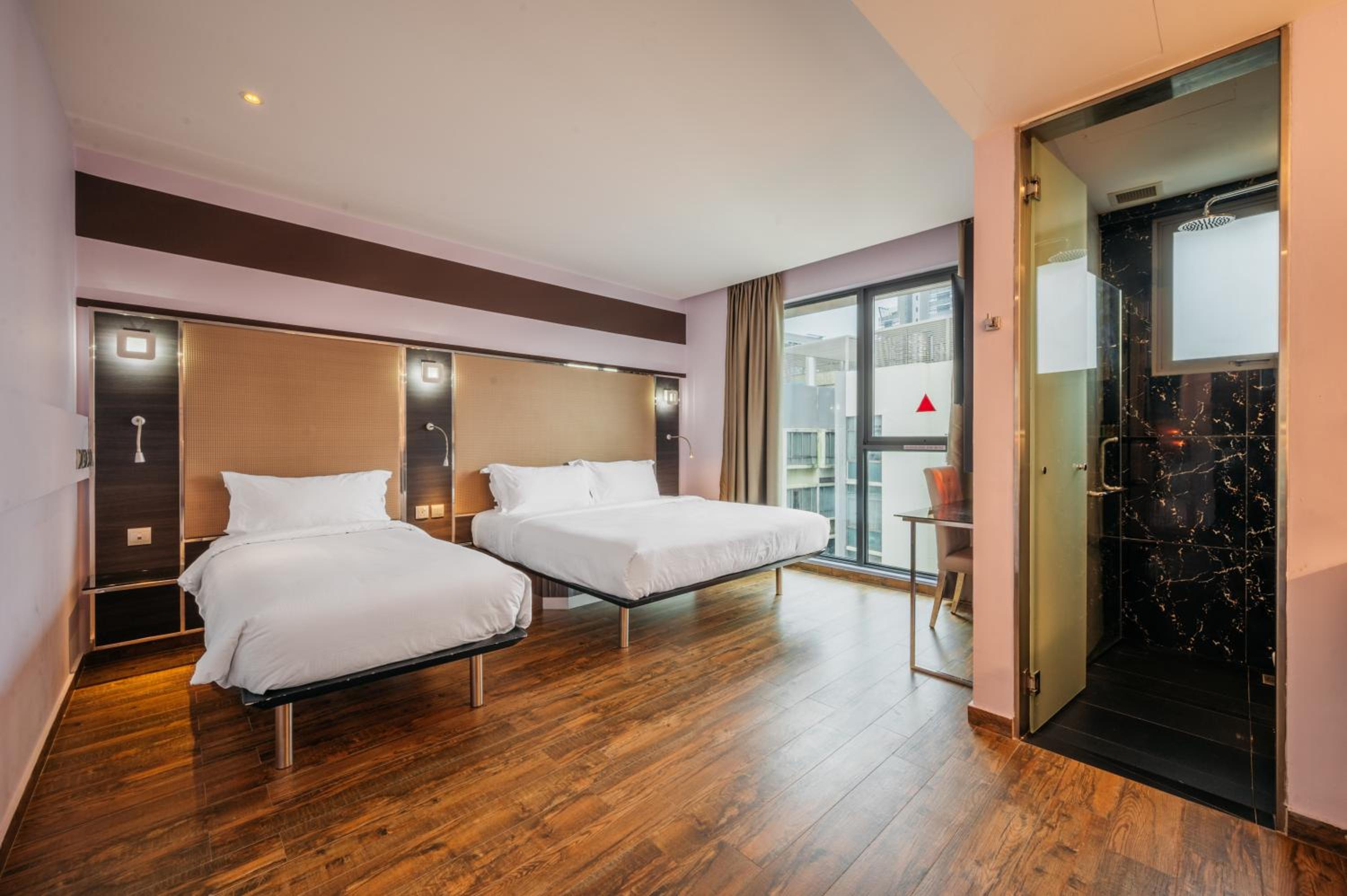 Classic Family Room with One Double Bed and One Single Bed