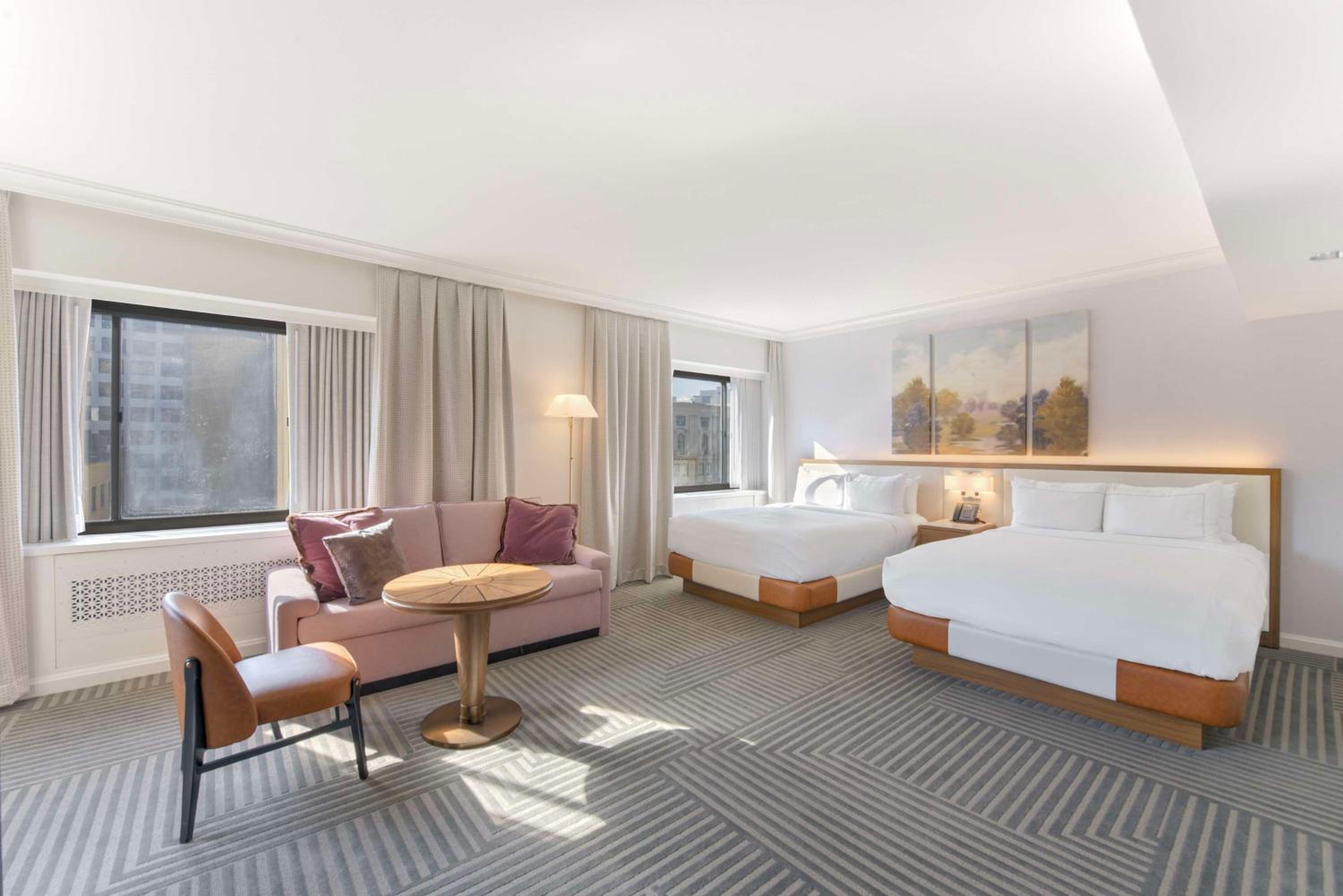 Deluxe Queen Room with Two Queen Beds and City View