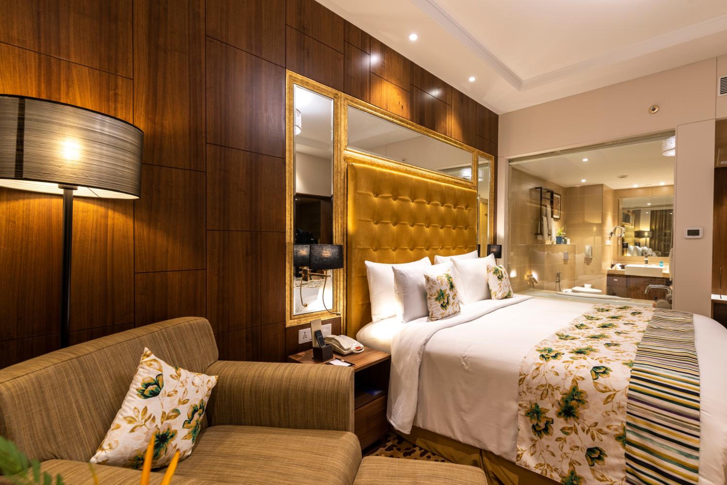 One-Bedroom Suite with Complimentary 4 pcs for Ironing per stay , 20% discount on food and soft beverage and access to business lounge