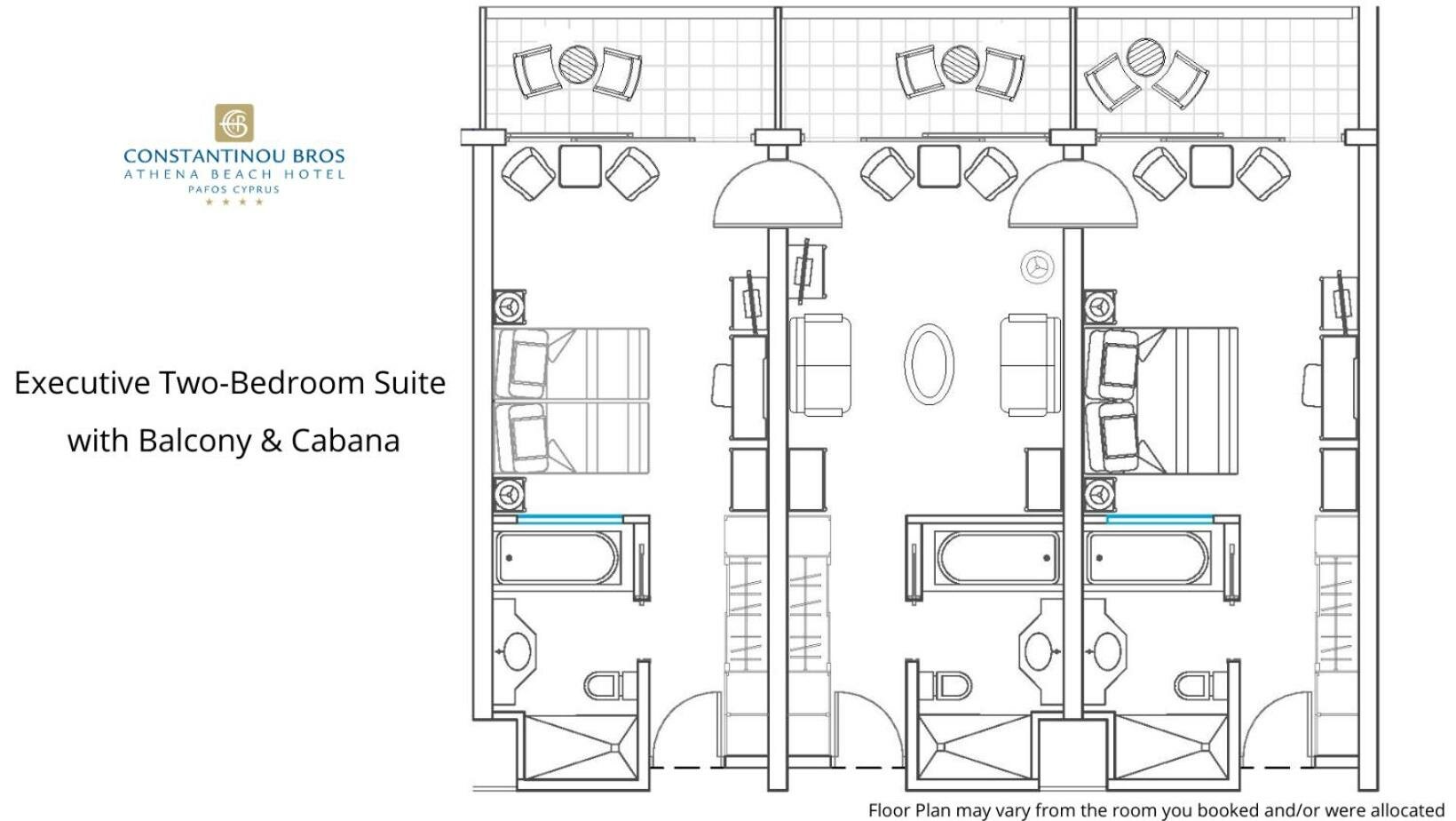 Executive Two Bedroom Suite Sea View