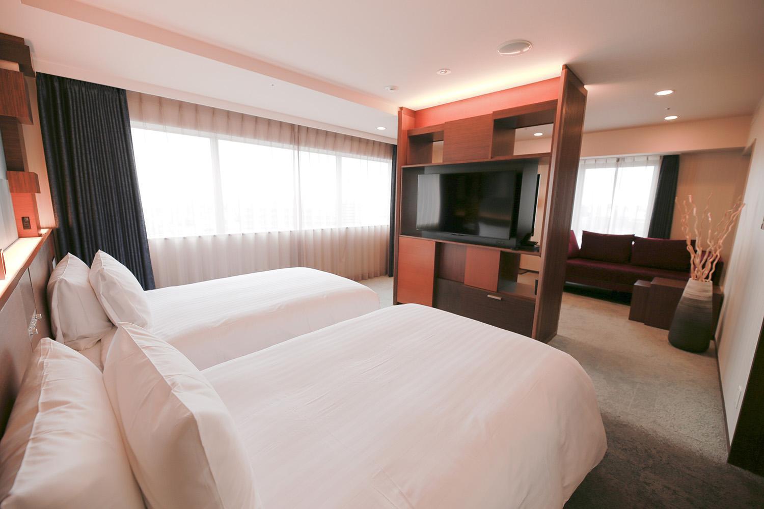 Premier Twin Room [No Smoking] ※Extra beds will be provided depends on the number of adults.