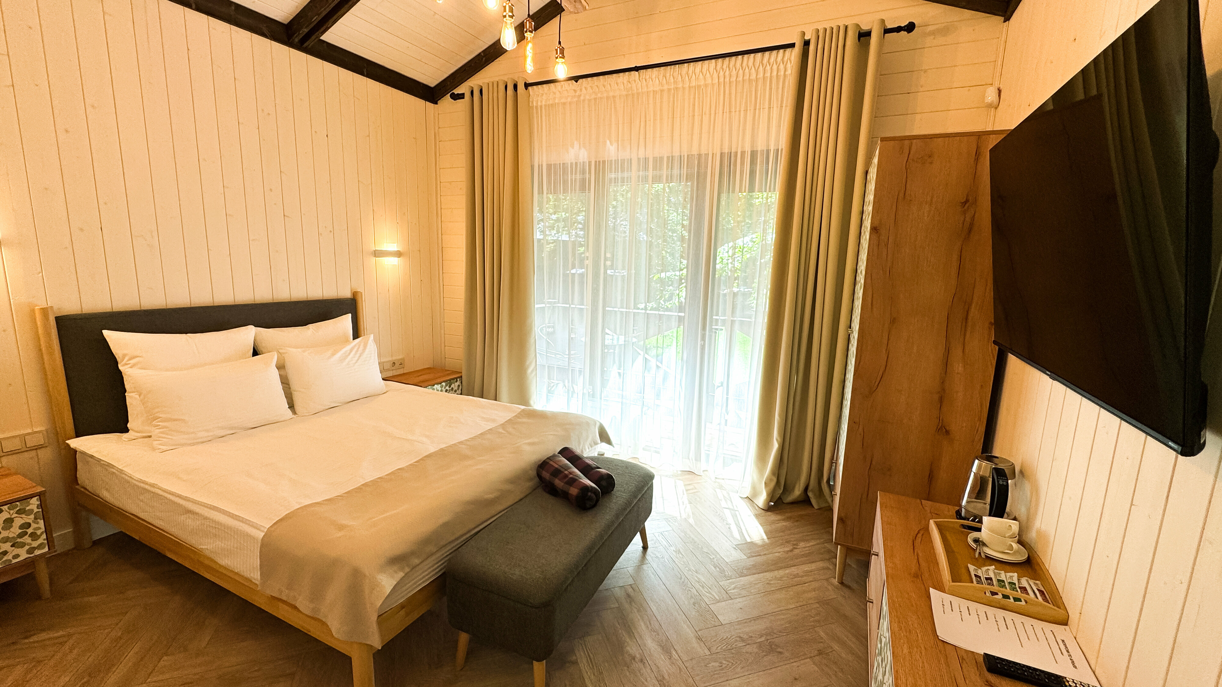 Двухместный номер с 1 кроватью и террасой