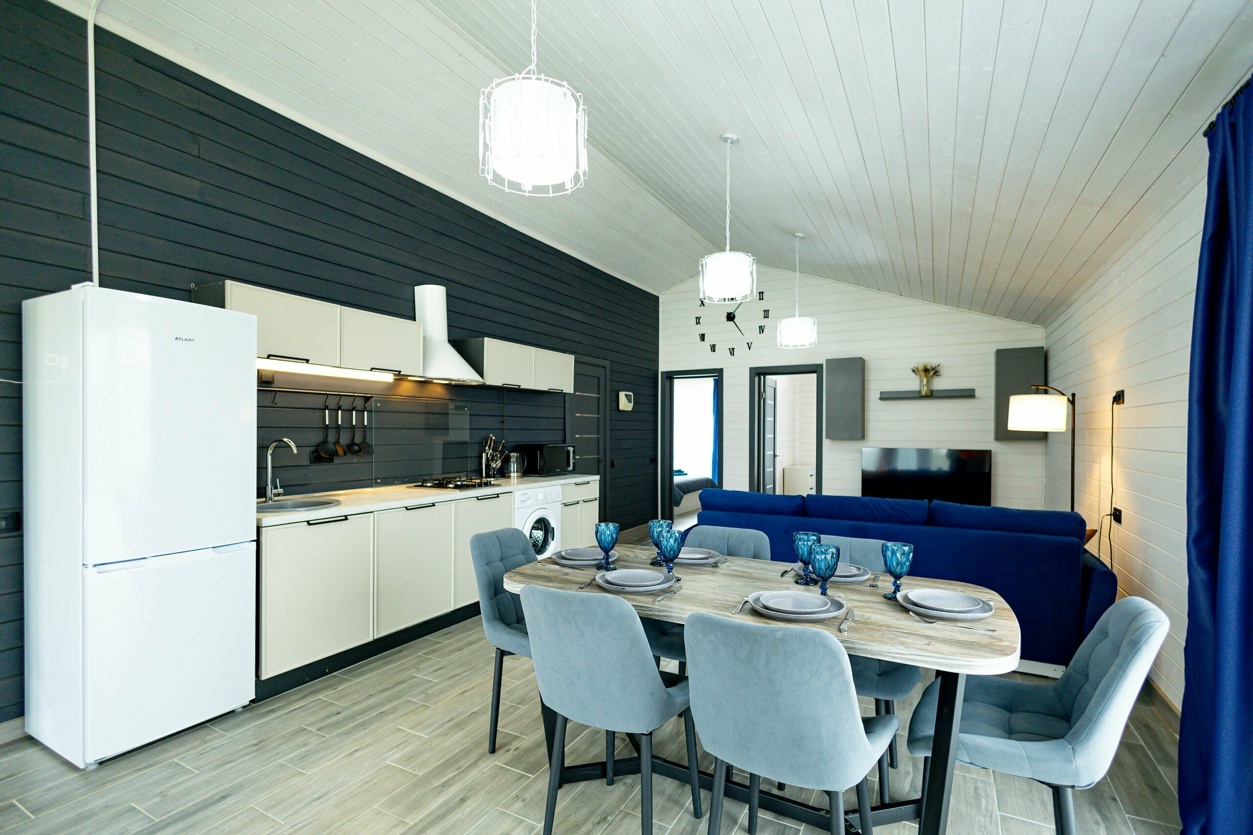 Барнхаус с личной сауной, террасой и мангальной зоной