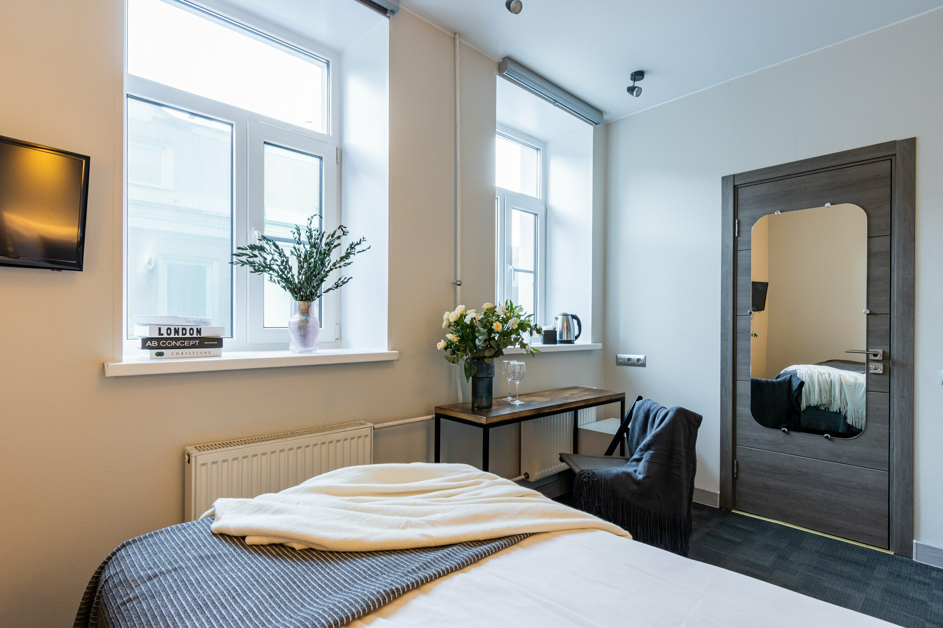 Улучшенный номер с кроватью размера «king-size» или 2 отдельными кроватями