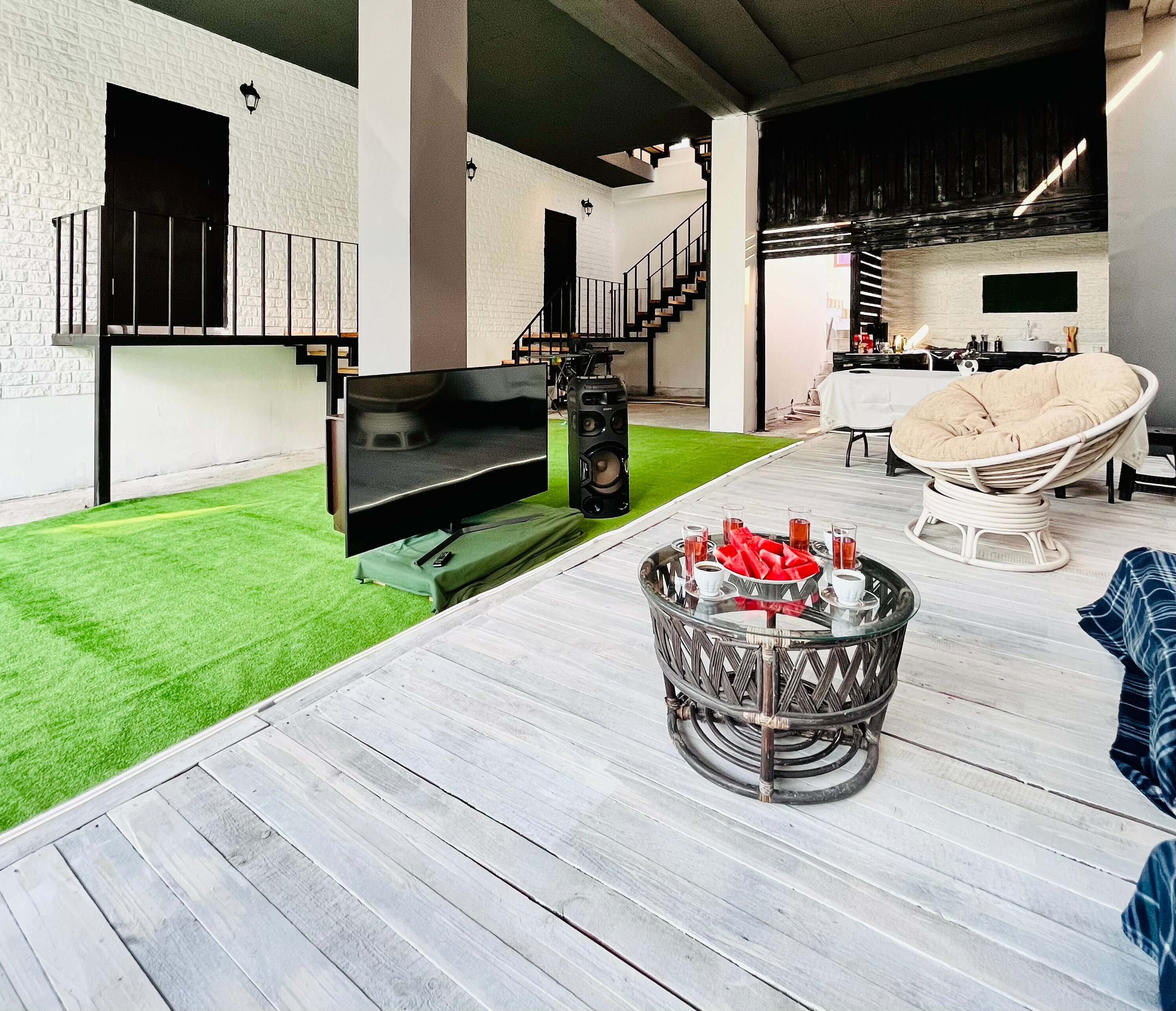 Трехместный номер с видом на город