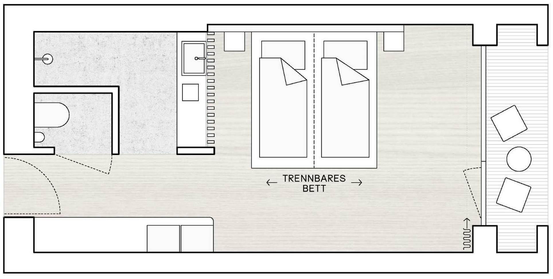 Premium Double Room South with Balcony