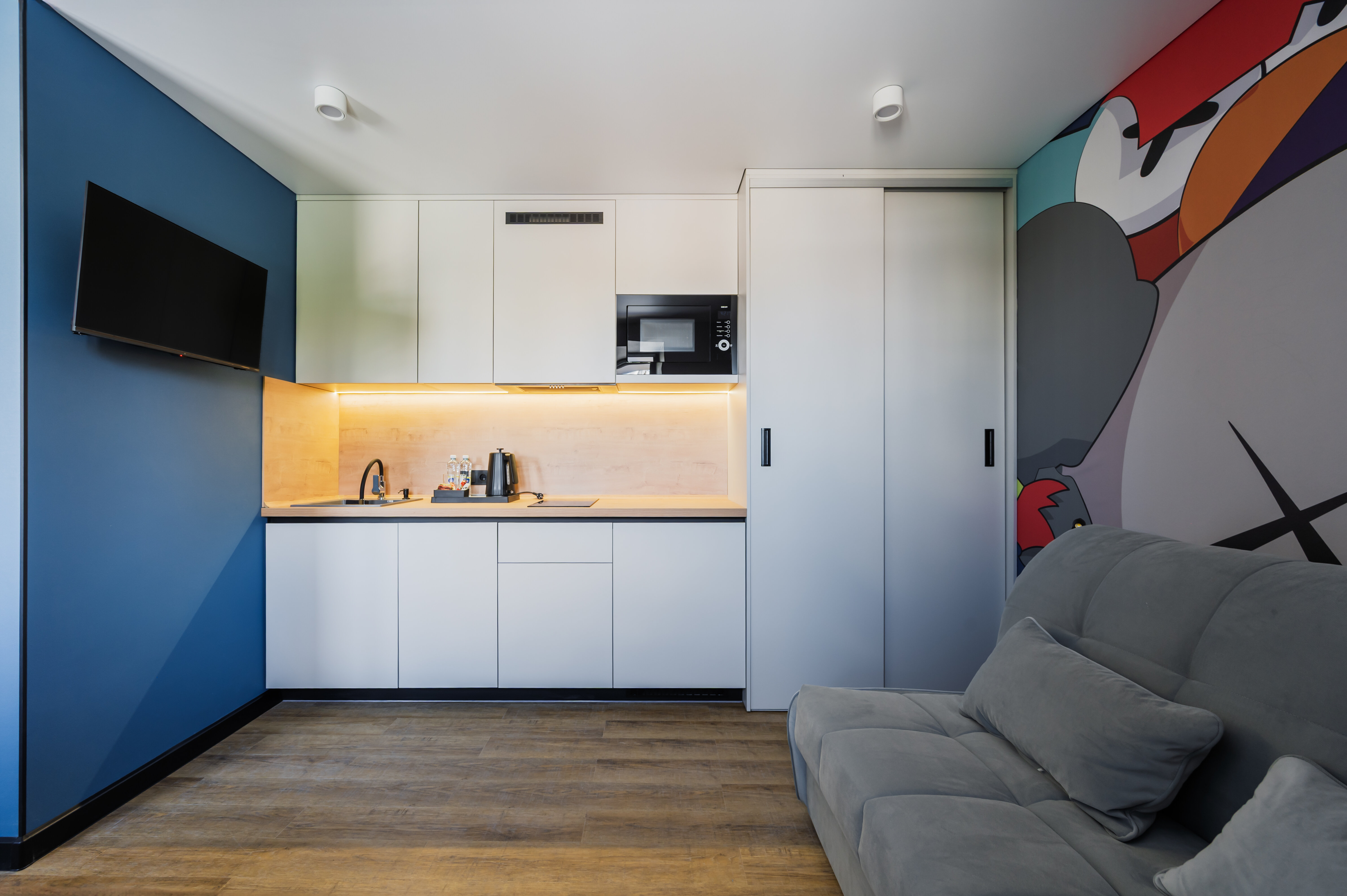 Стандарт с 1 двуспальным диваном