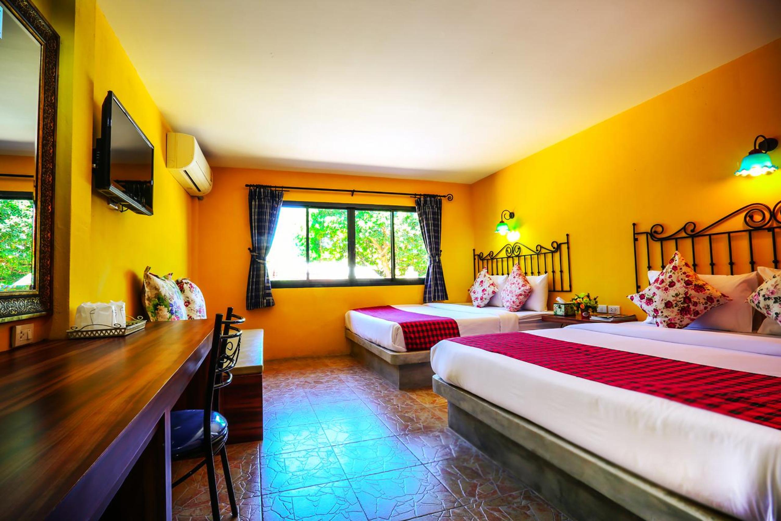 Quadruple Room - Garden View