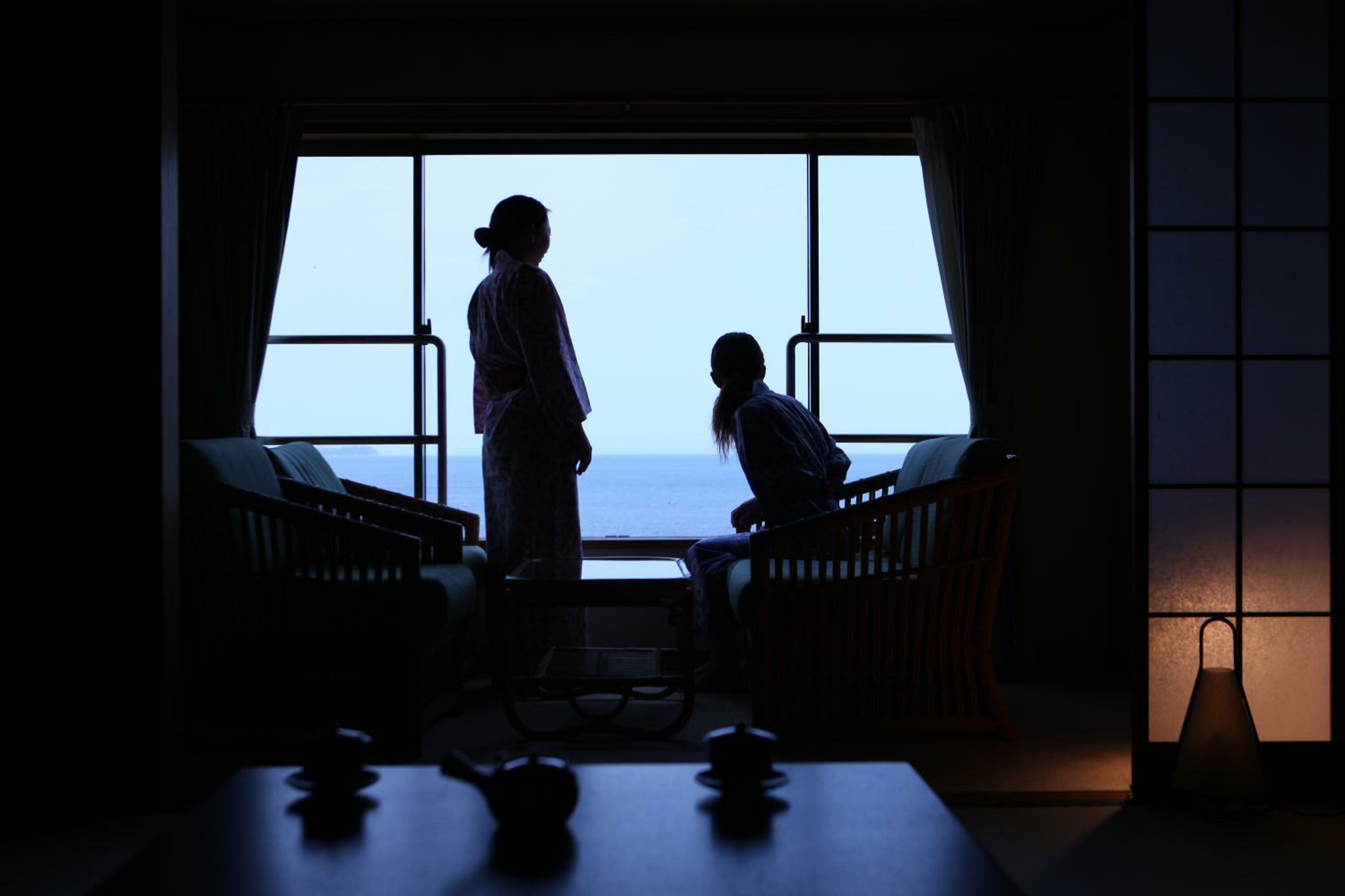 Japanese-Style Room Ocean side High Floor with Open Air Bath - Non-Smoking