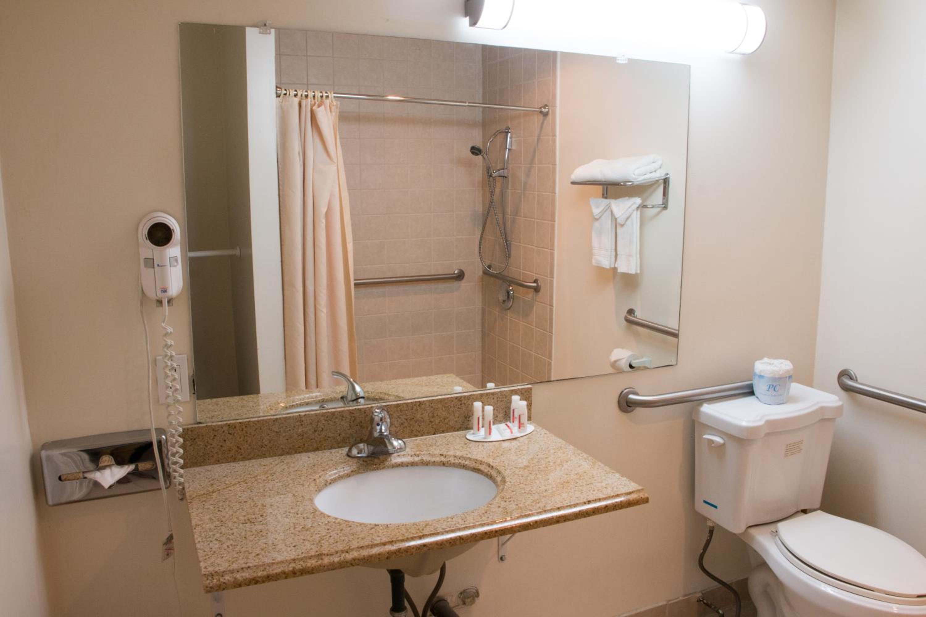 King Room with Roll-In Shower - Mobility/Hearing Accessible - Non-Smoking
