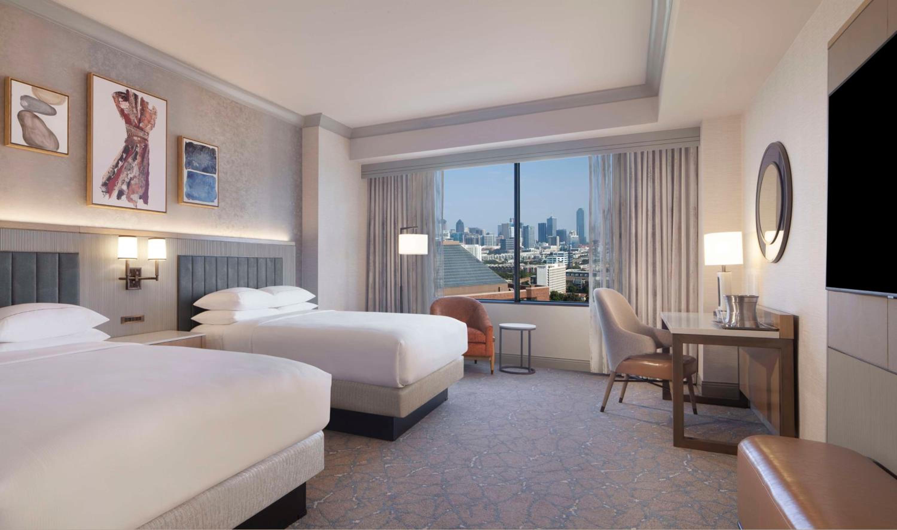 Tower Queen Room with Two Queen Beds and Bath Tub - Mobility Accessible