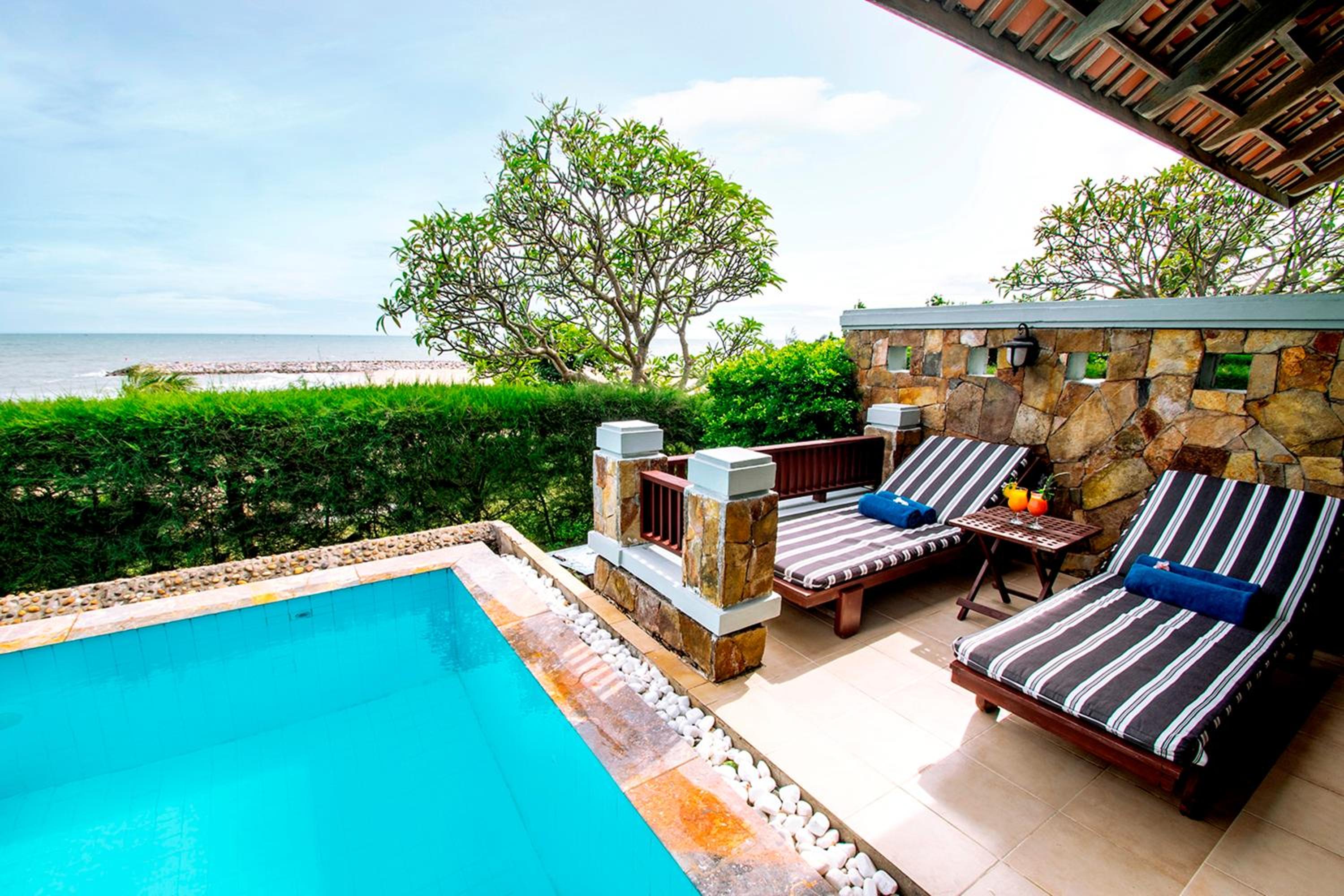 Beach Front Villa with Private Pool