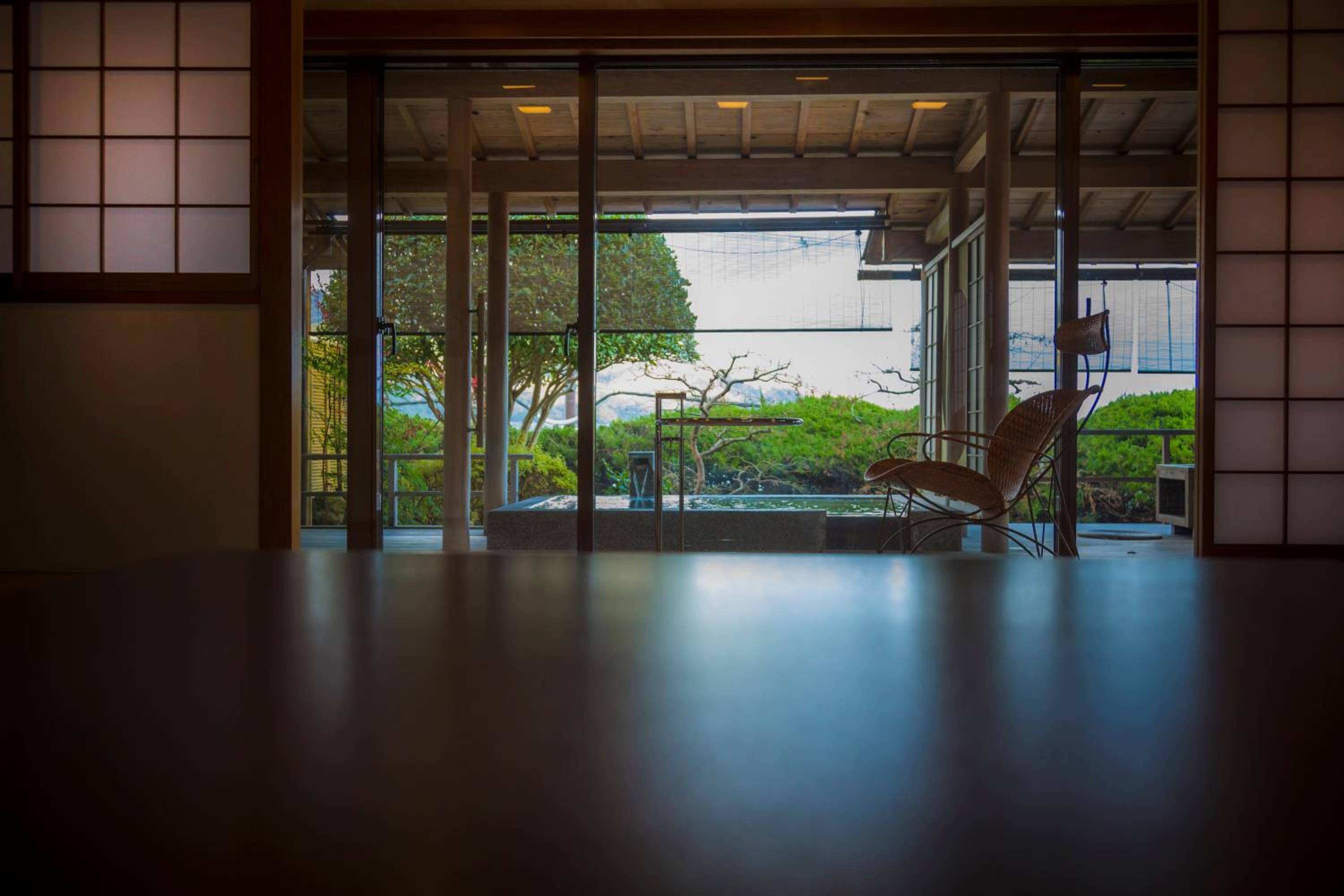 Japanese-Style Room with Open-Air Bath