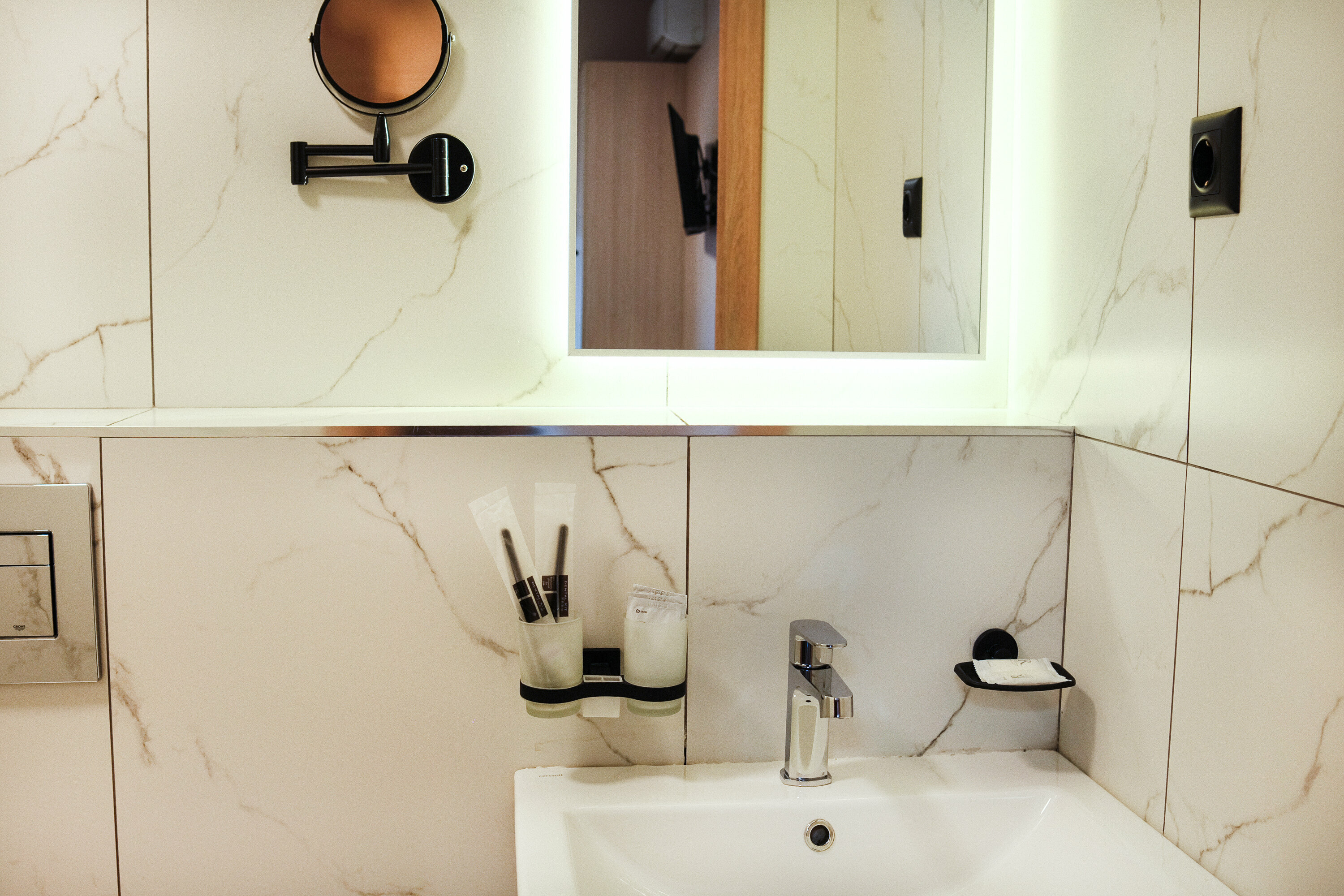 Двухместный номер с 1 кроватью или 2 отдельными кроватями, вид на город