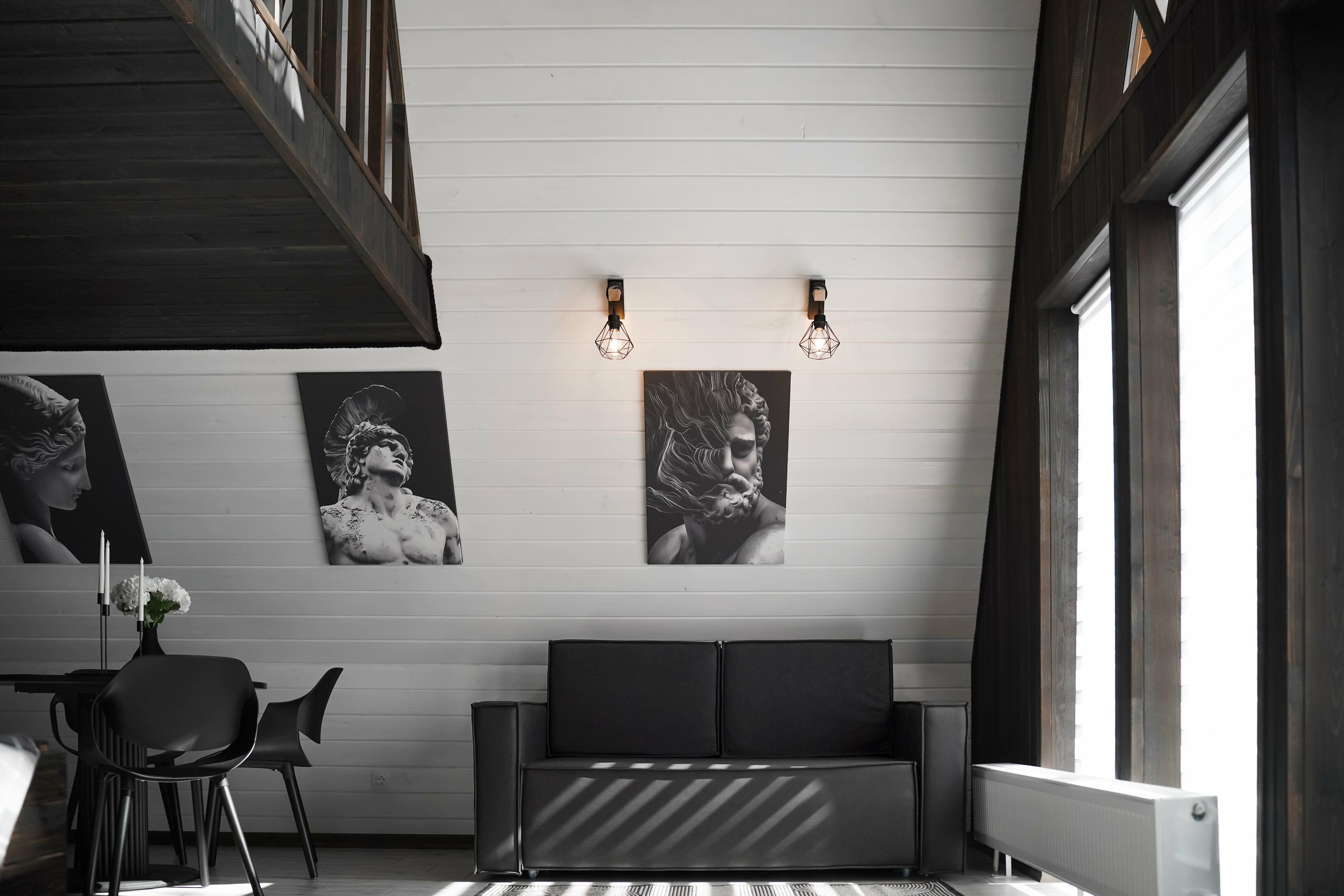 Афрейм  с горячей купелью "ЧЕРНОЕ -  БЕЛОЕ"