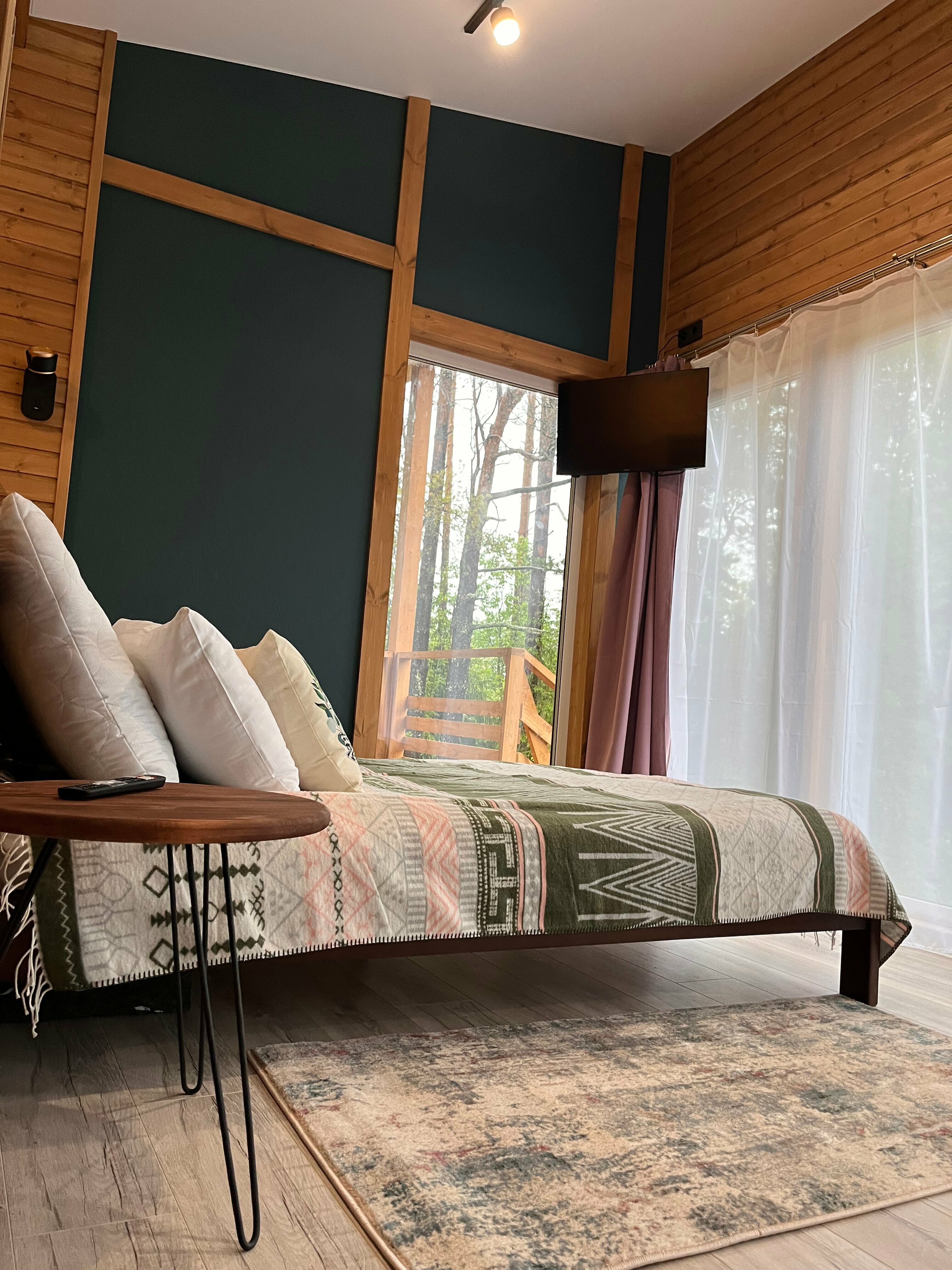 Дом с сауной у леса