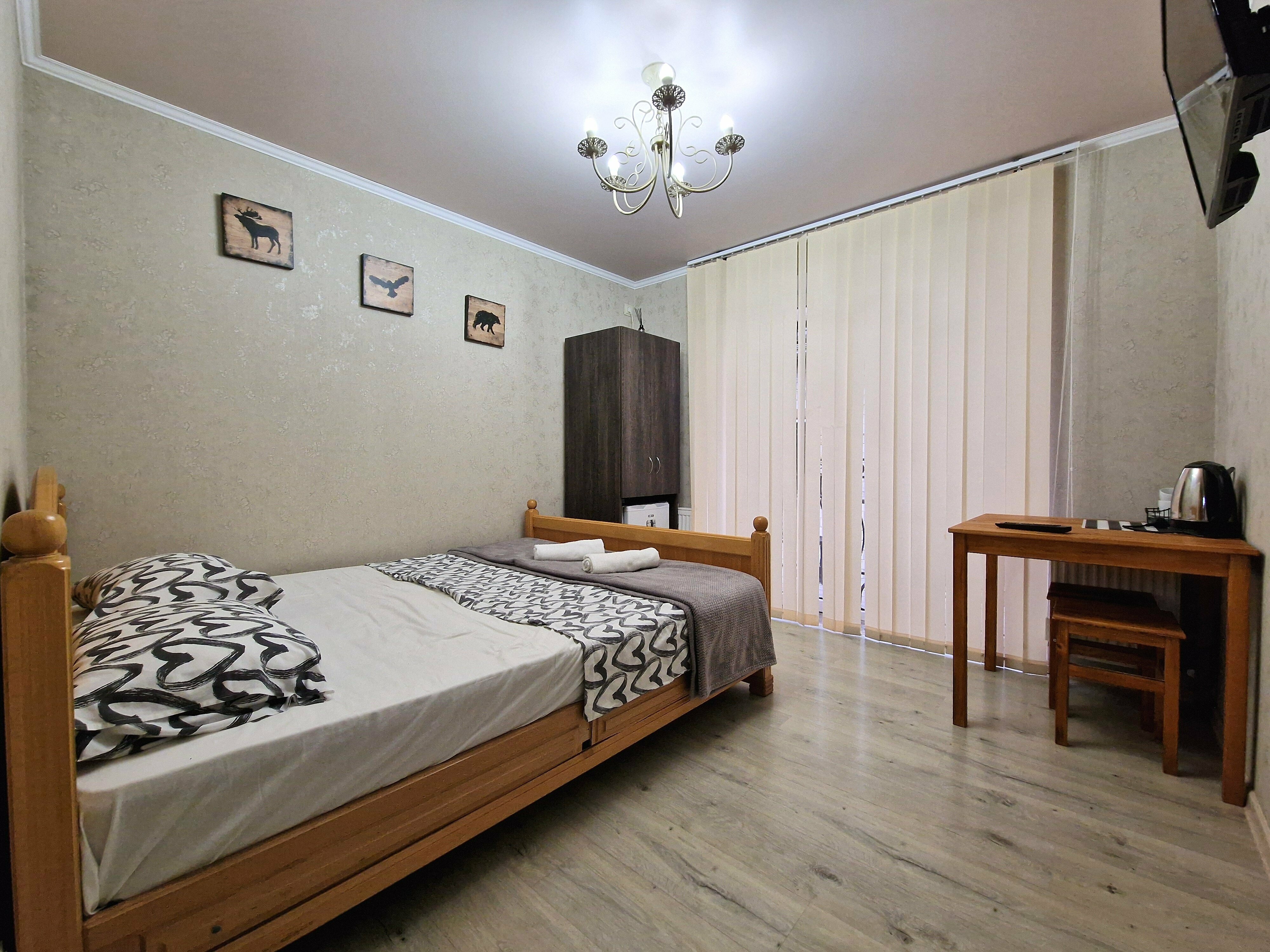 Двухместный номер с 1 кроватью и балконом