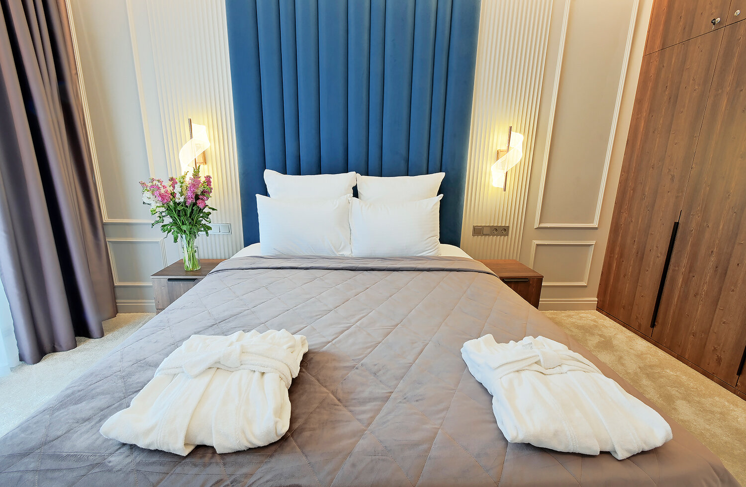 Апартаменты полулюкс с кухней 1-0