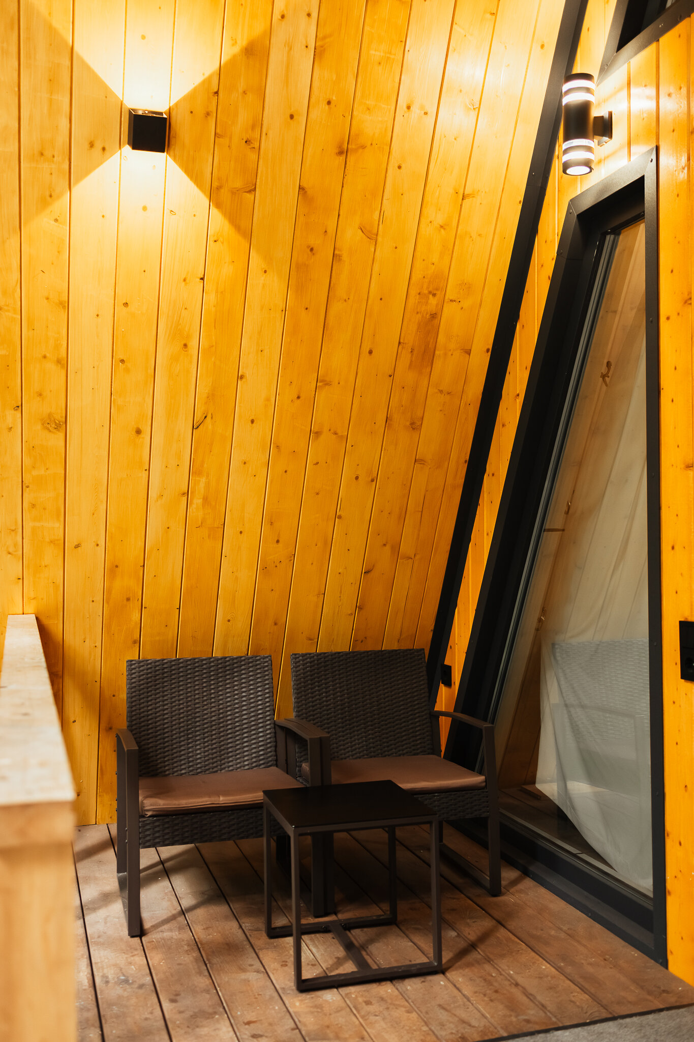 Дом A-frame лесной