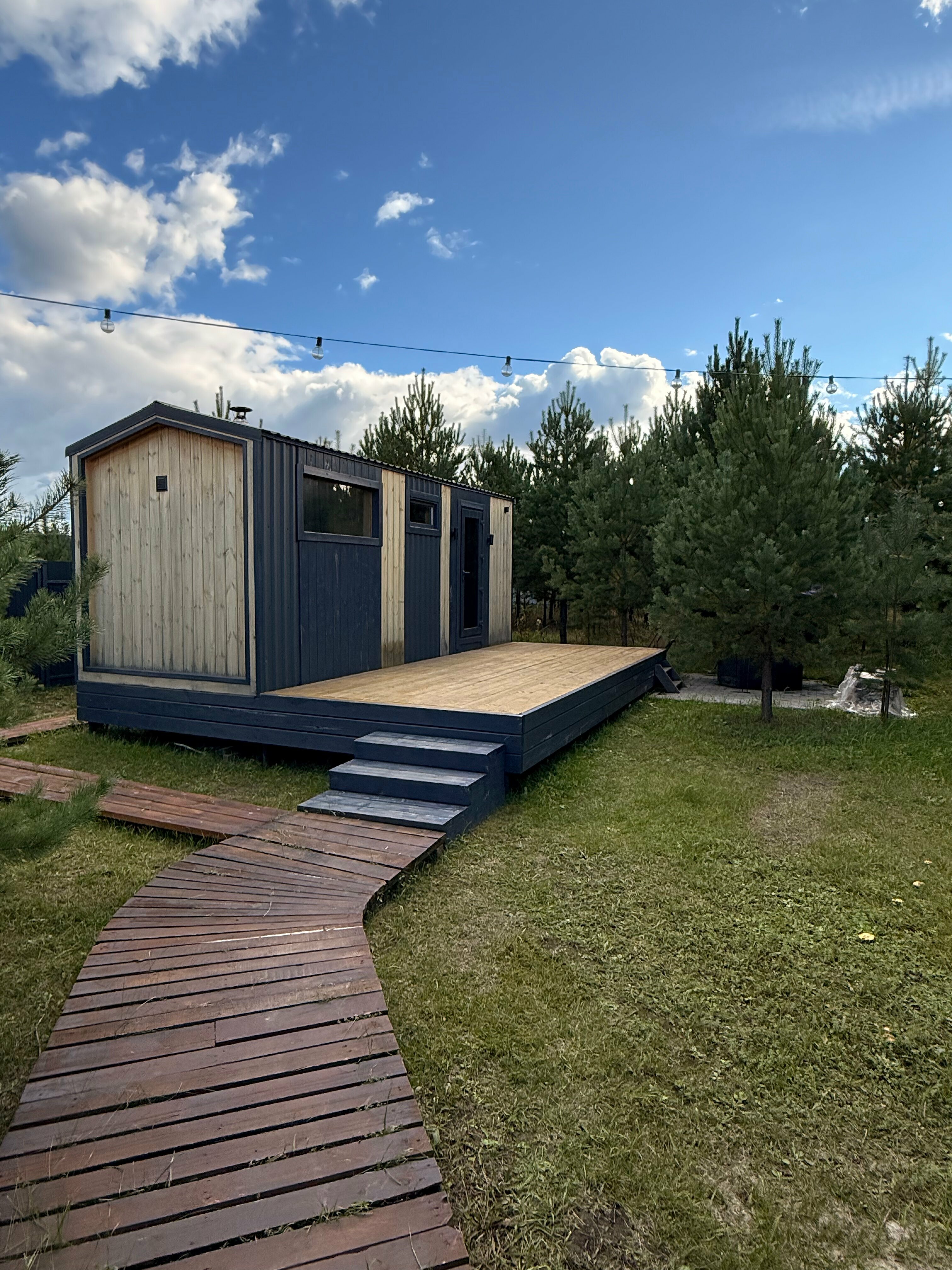 Коттедж с видом на лес