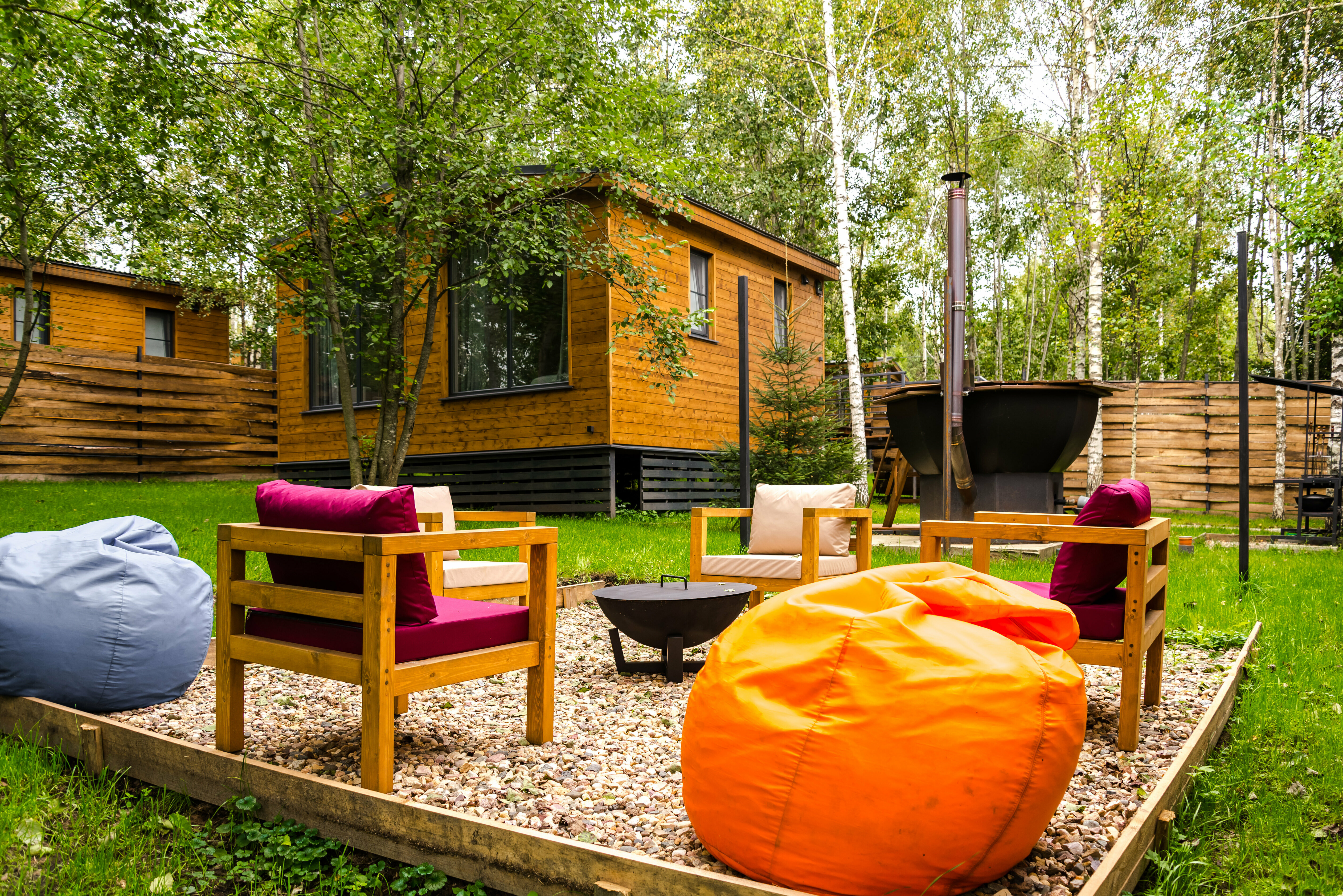 Дом с видом на лес в стиле ЛОФТ