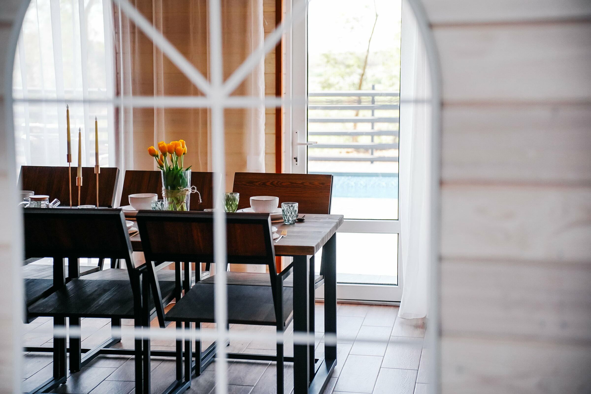 Дом  с горячим бассейном "ДЫХАНИЕ"